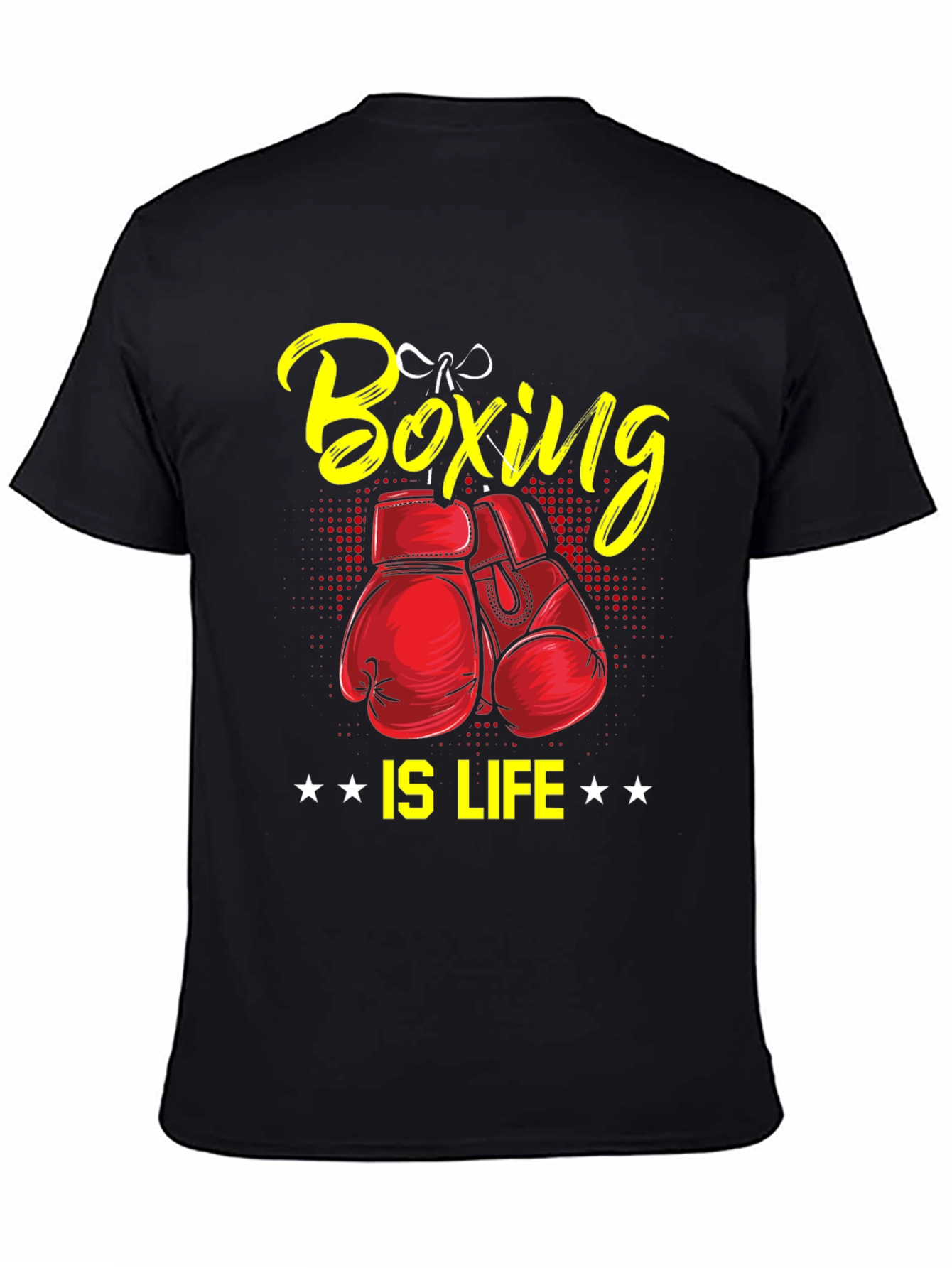 Black Boxing is Life Graphic T-Shirt view 4