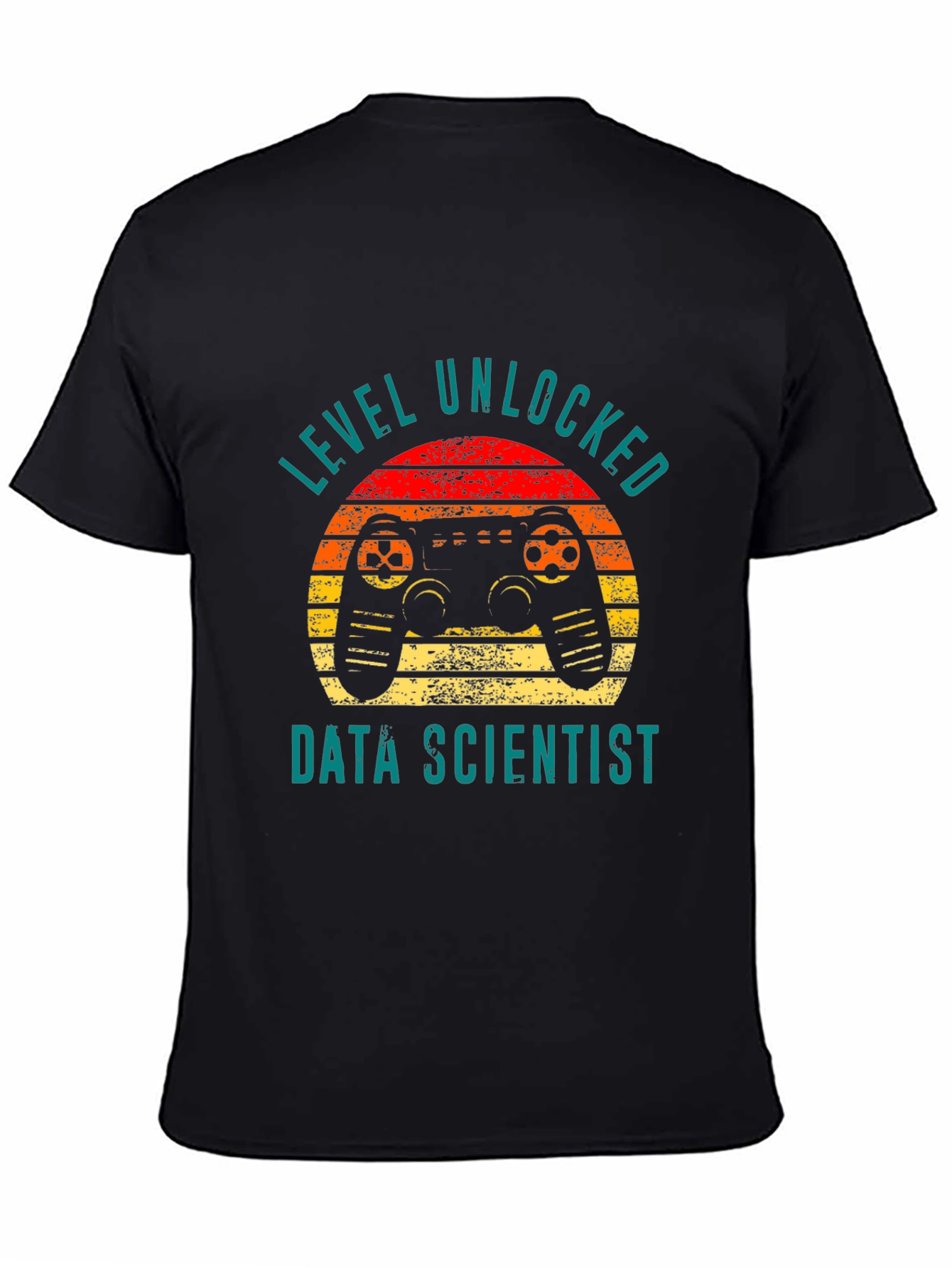 Black Level Unlocked Data Scientist T-Shirt view 4