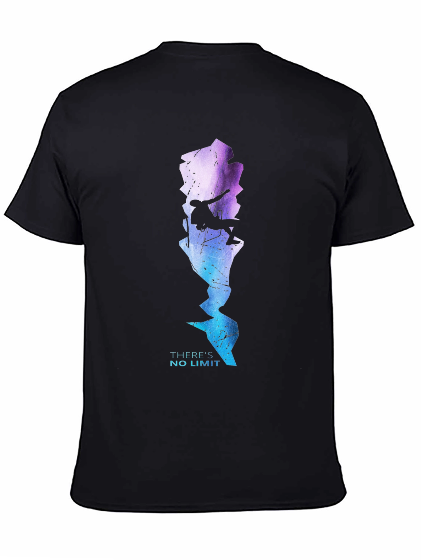 Black Climber Graphic T-Shirt - No Limits view 4