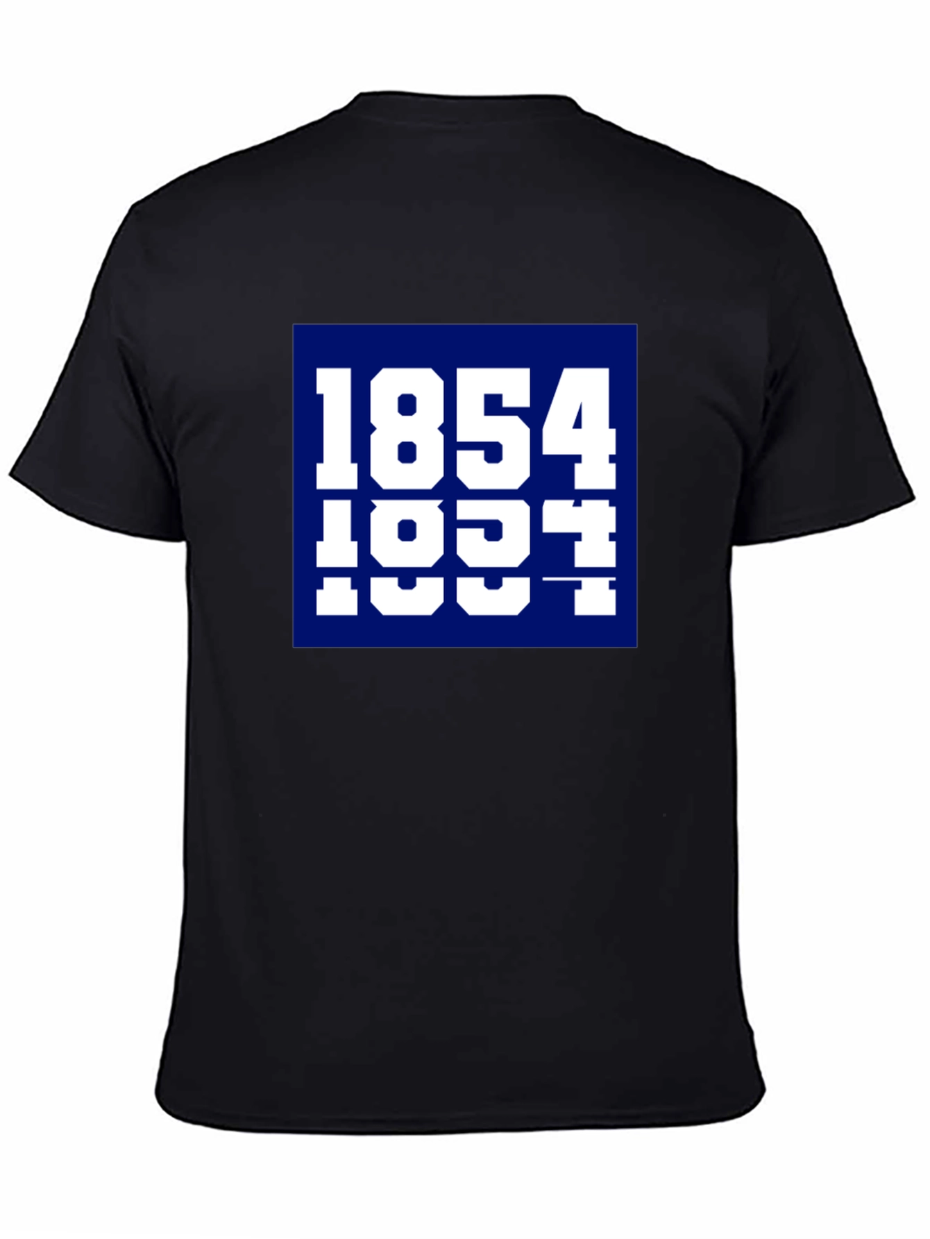 Black 1854, 1931 Graphic Tee - Black Cotton Blend view 4