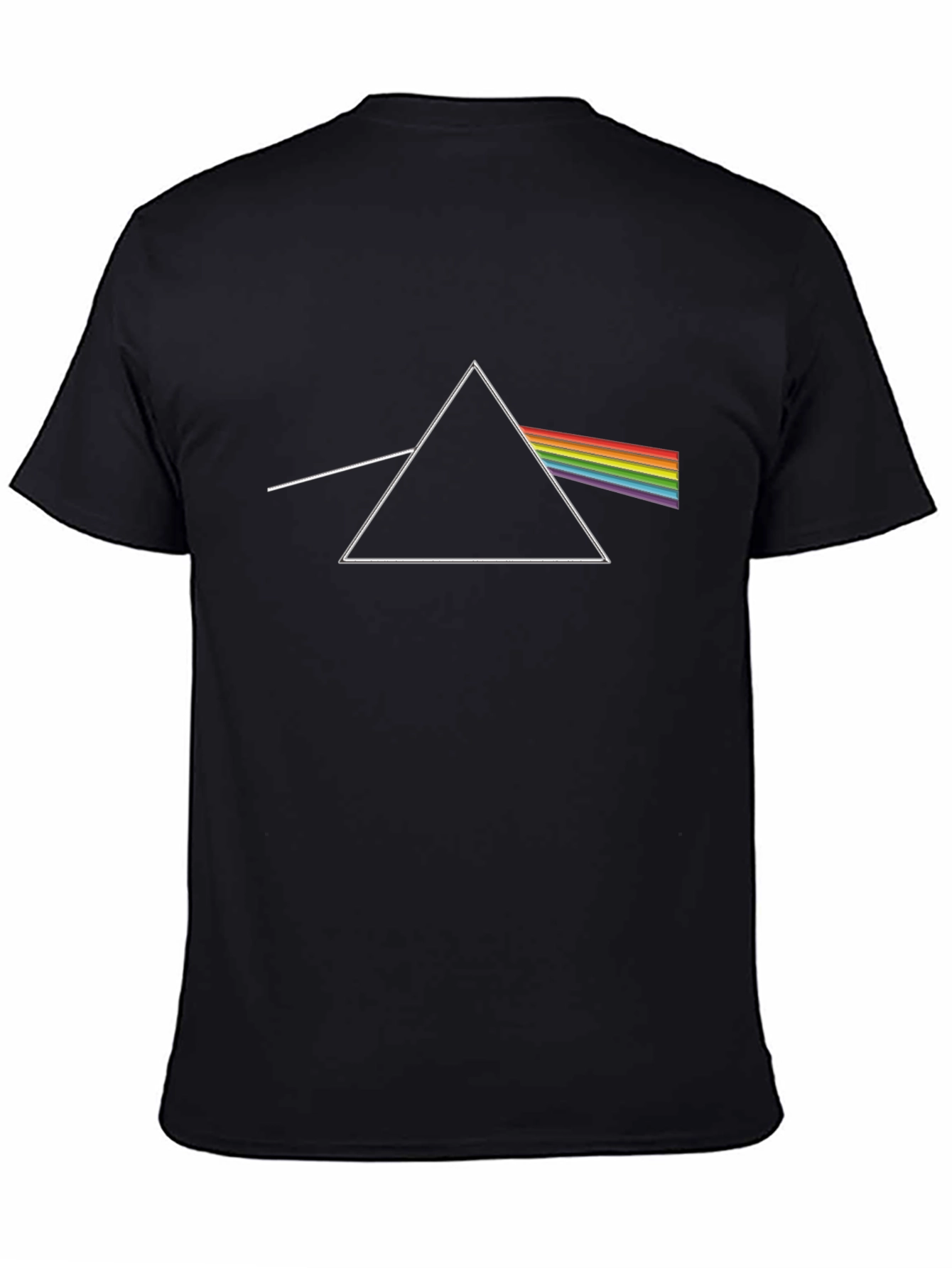 Black Dark Side of the Moon Prism T-Shirt - Black view 4