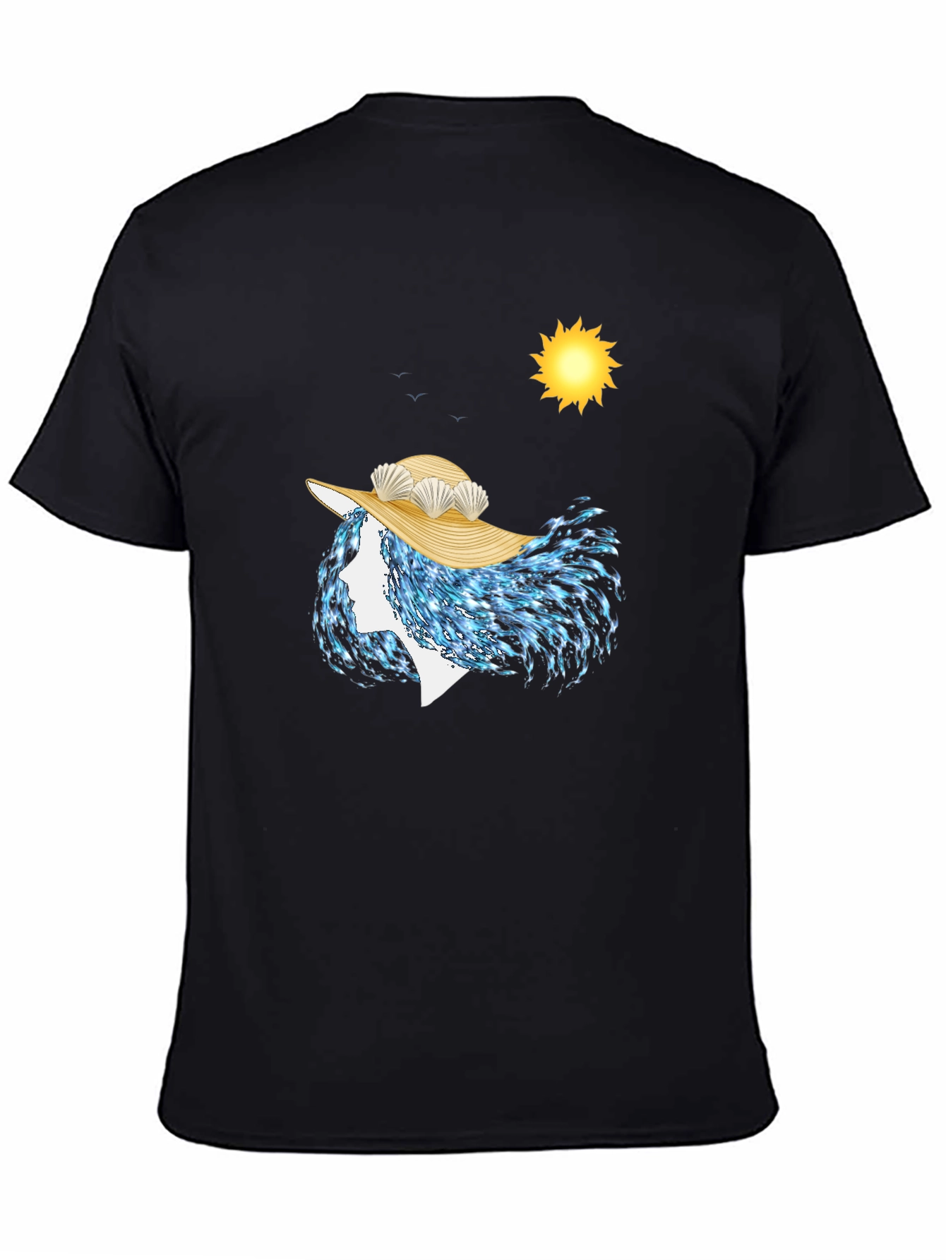 Ocean Wave Woman T-Shirt - Unique Artistic Design - 4