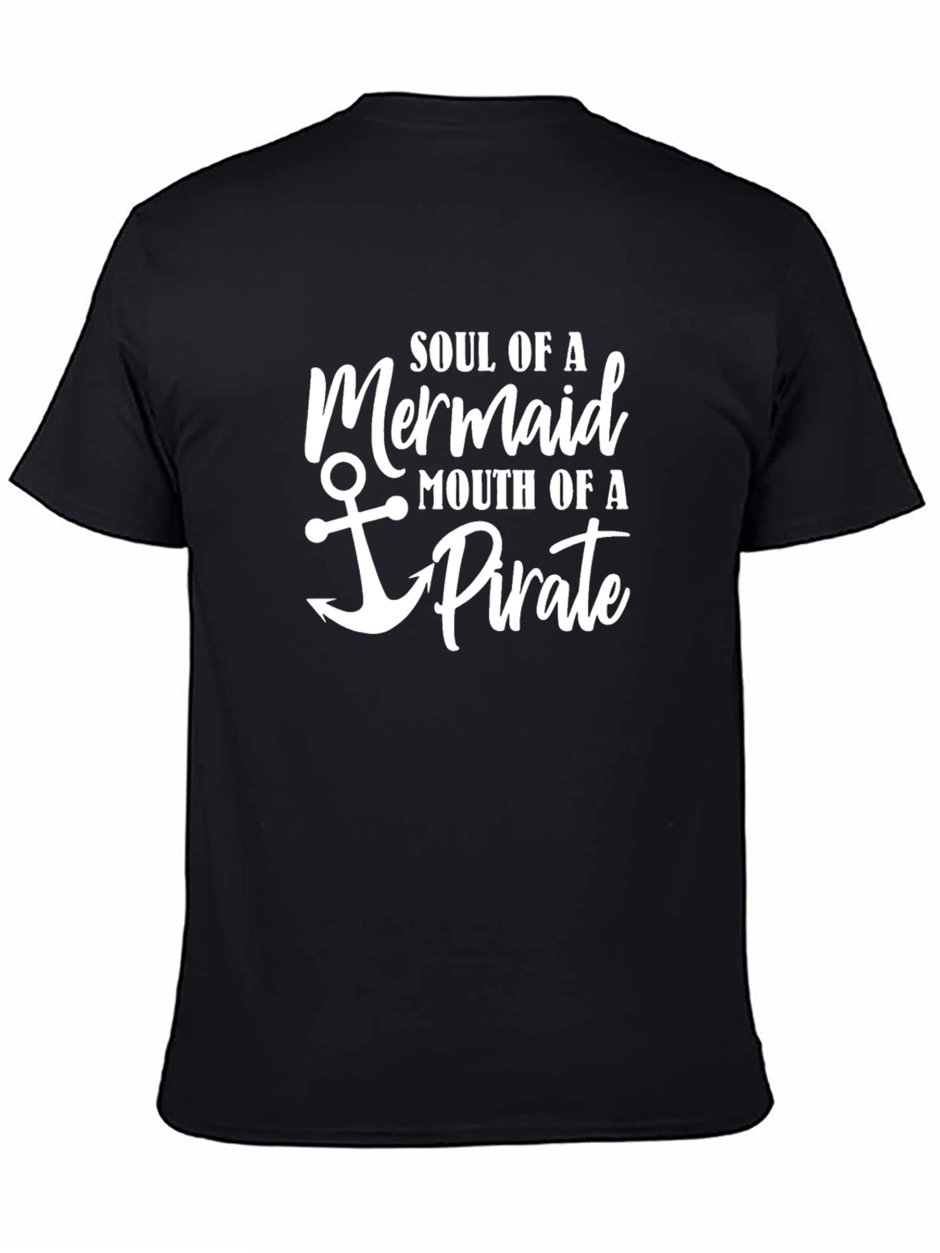 Black Soul of a Mermaid T-Shirt view 4