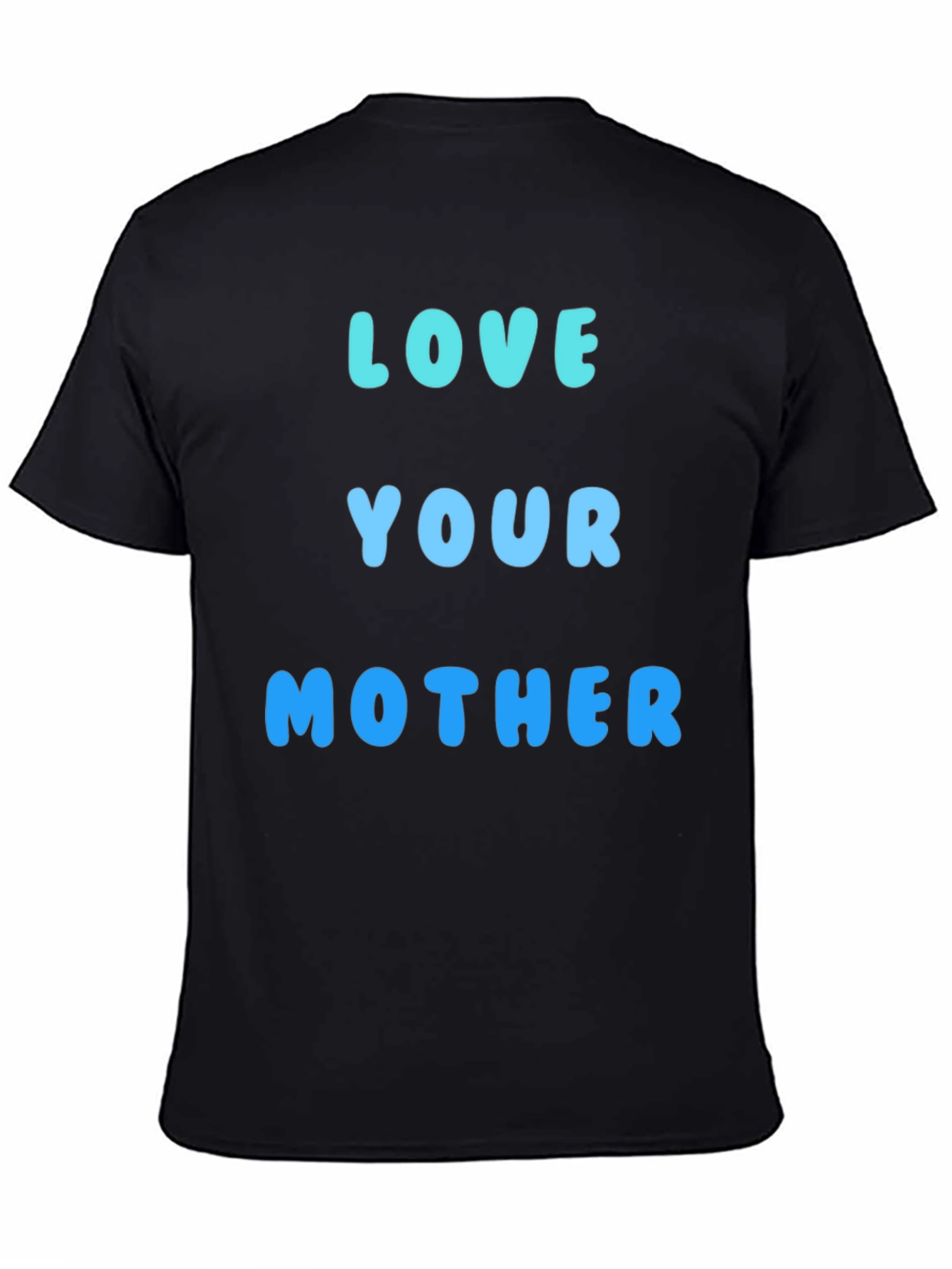 Black Love Your Mother Black T-Shirt view 4