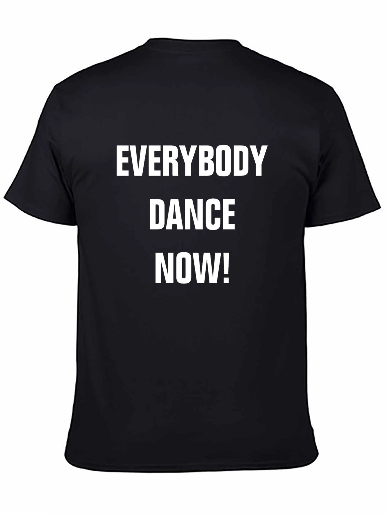 Black Everybody Dance Now! Graphic T-Shirt view 4