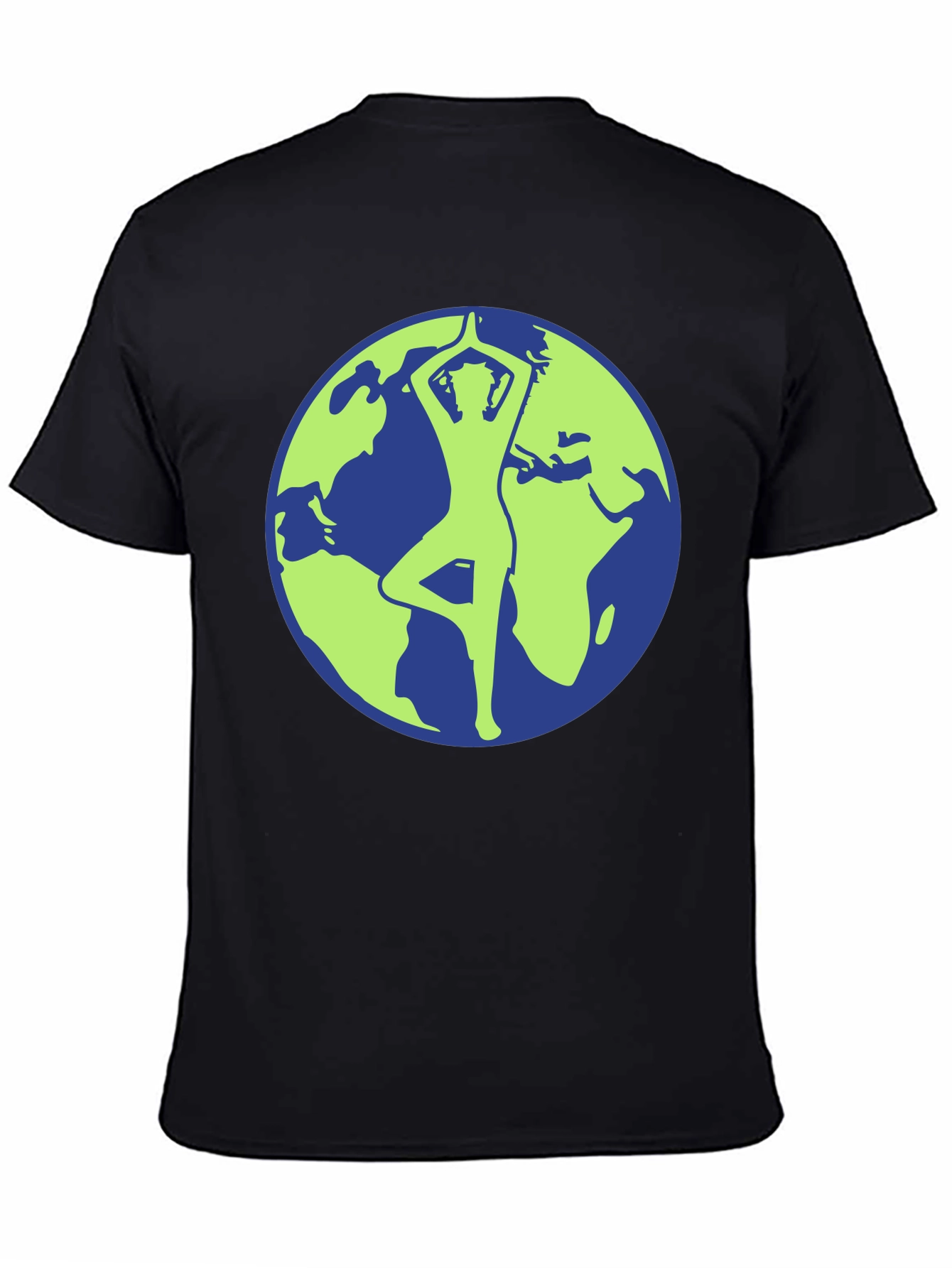Black Earth Yoga T-Shirt - Balance & Harmony view 4