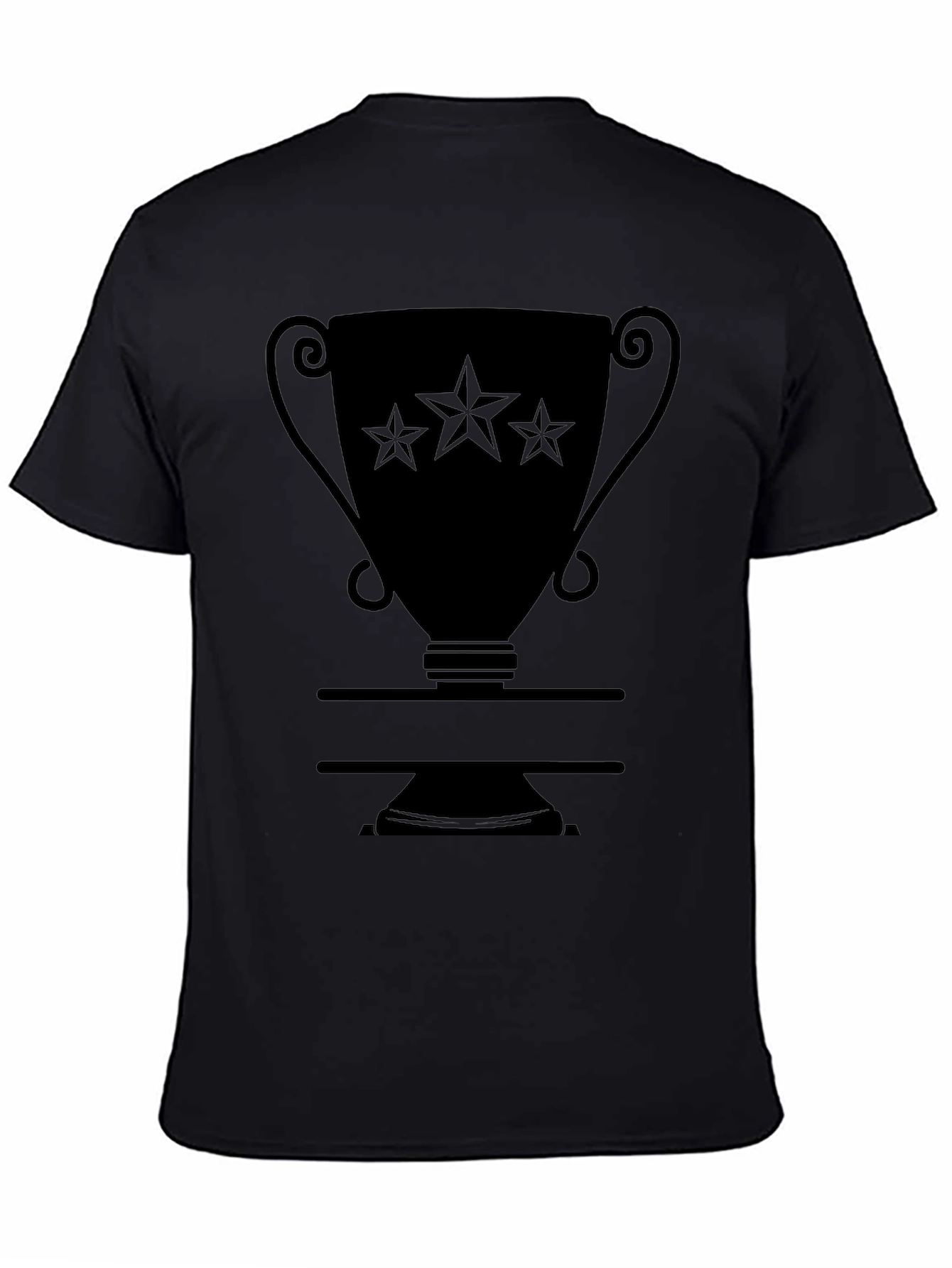 Black Champion Trophy Graphic T-Shirt - Black view 4