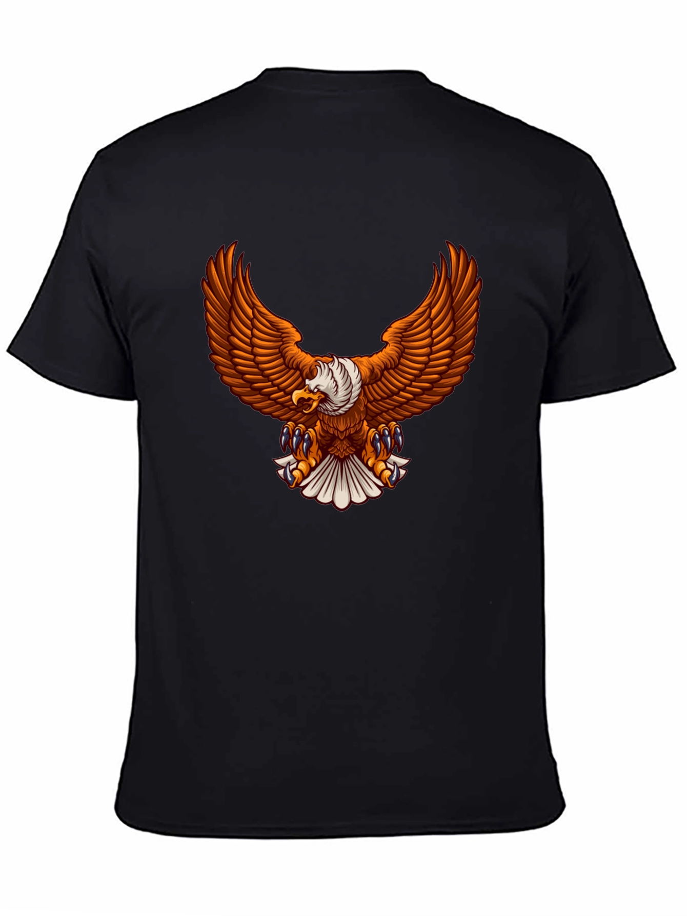 Black Black Eagle Graphic Tee view 4