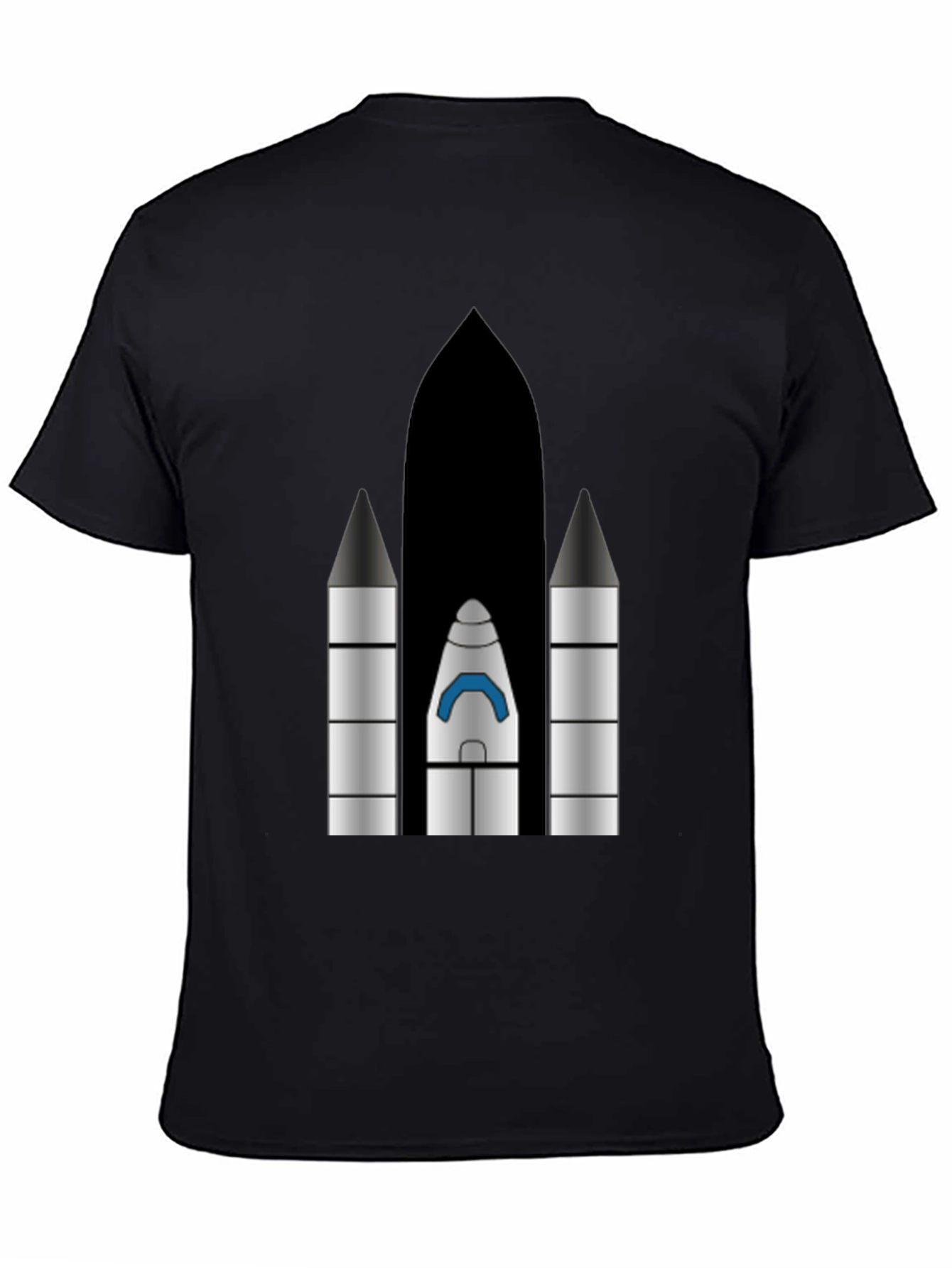 Rocket Graphic T-Shirt - Space Launch Apparel - 4