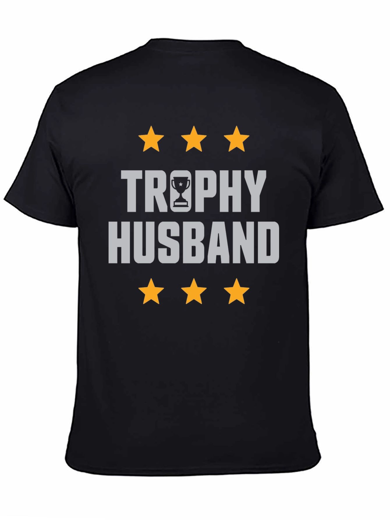 Black Trophy Husband Graphic T-Shirt view 4