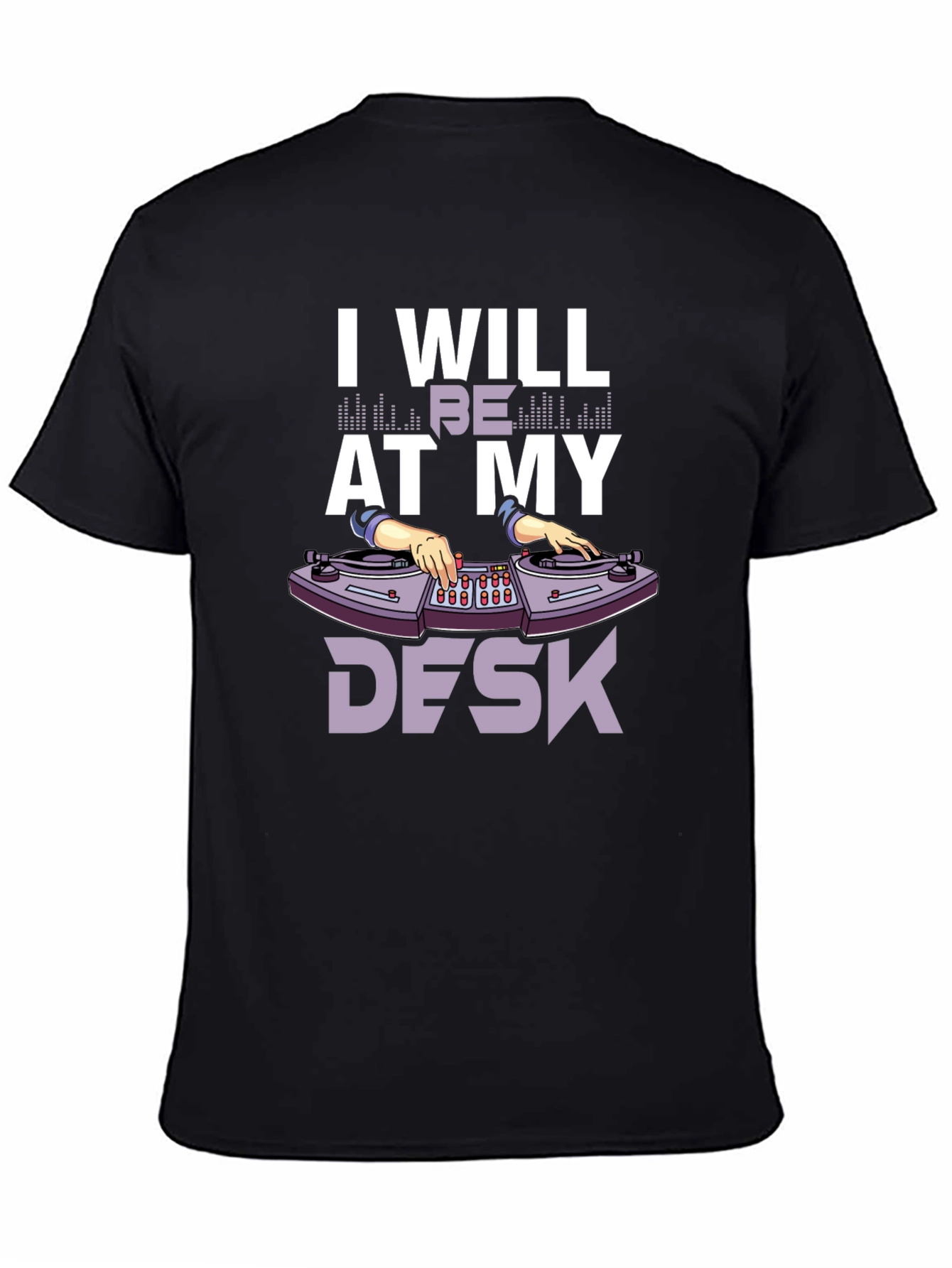 DJ Desk T-Shirt - Music Lover Tee - 4
