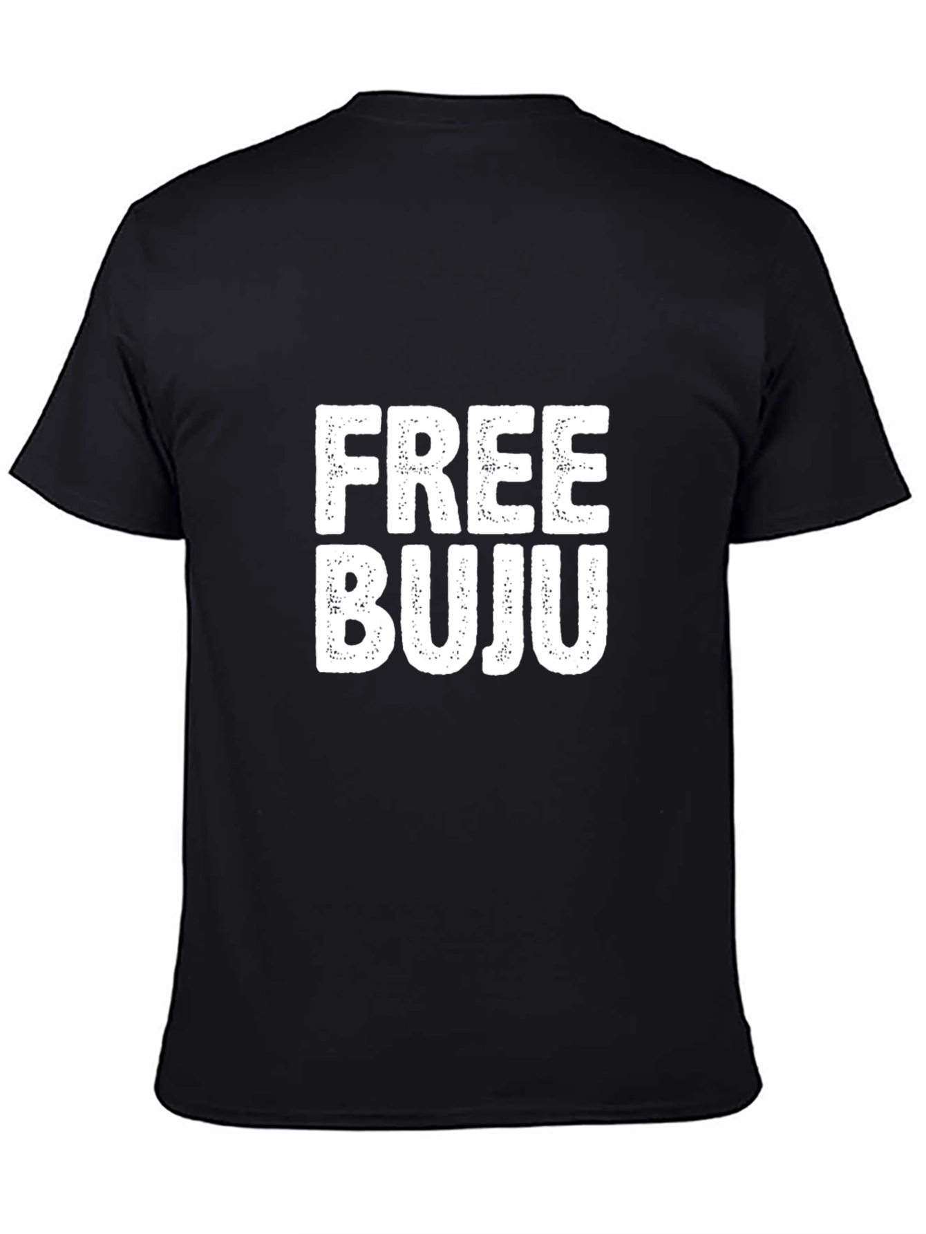 Black Free Buju Black Graphic Tee - Casual Comfort view 4