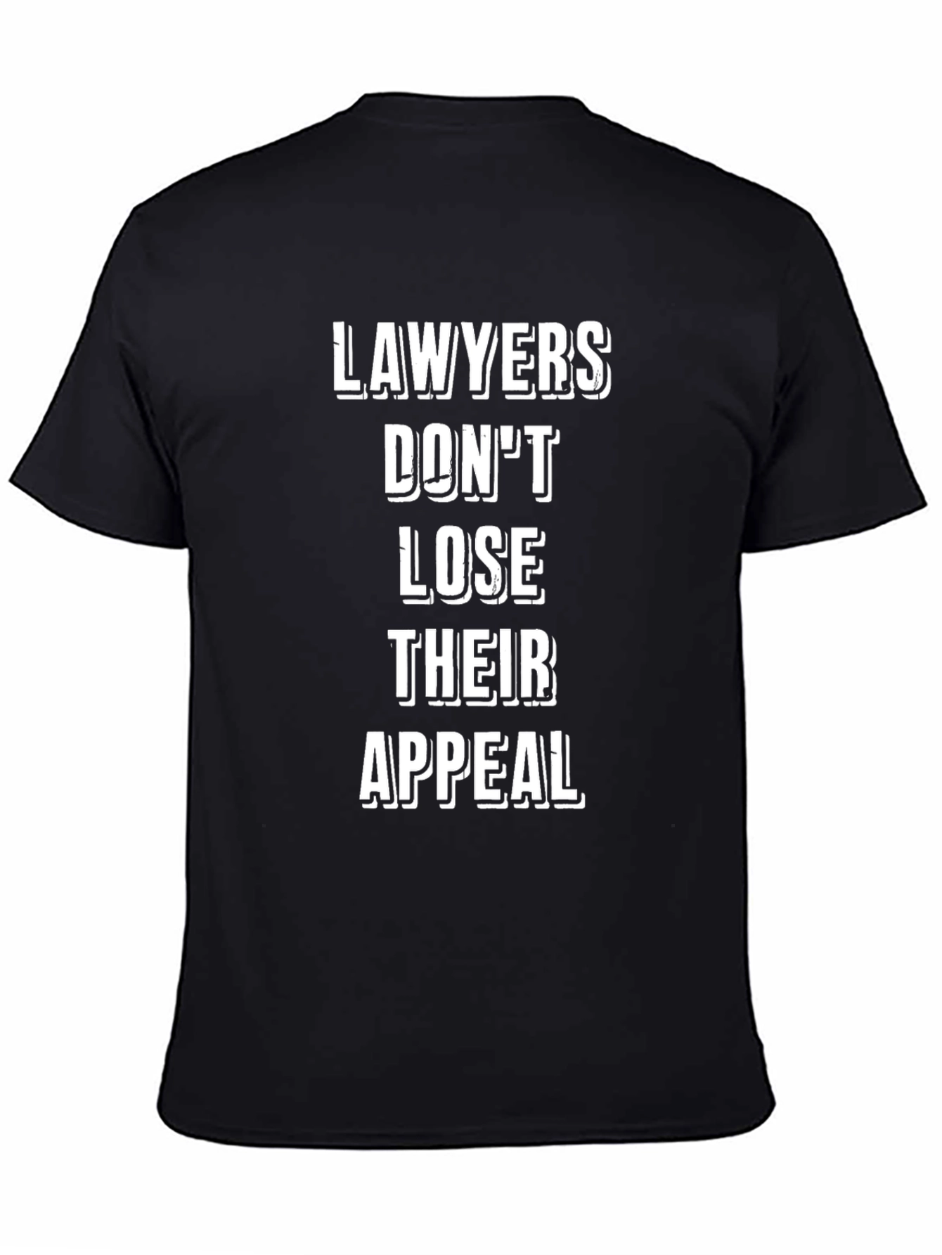 Black Lawyers Don't Lose Their Appeal Graphic T-Shirt view 4