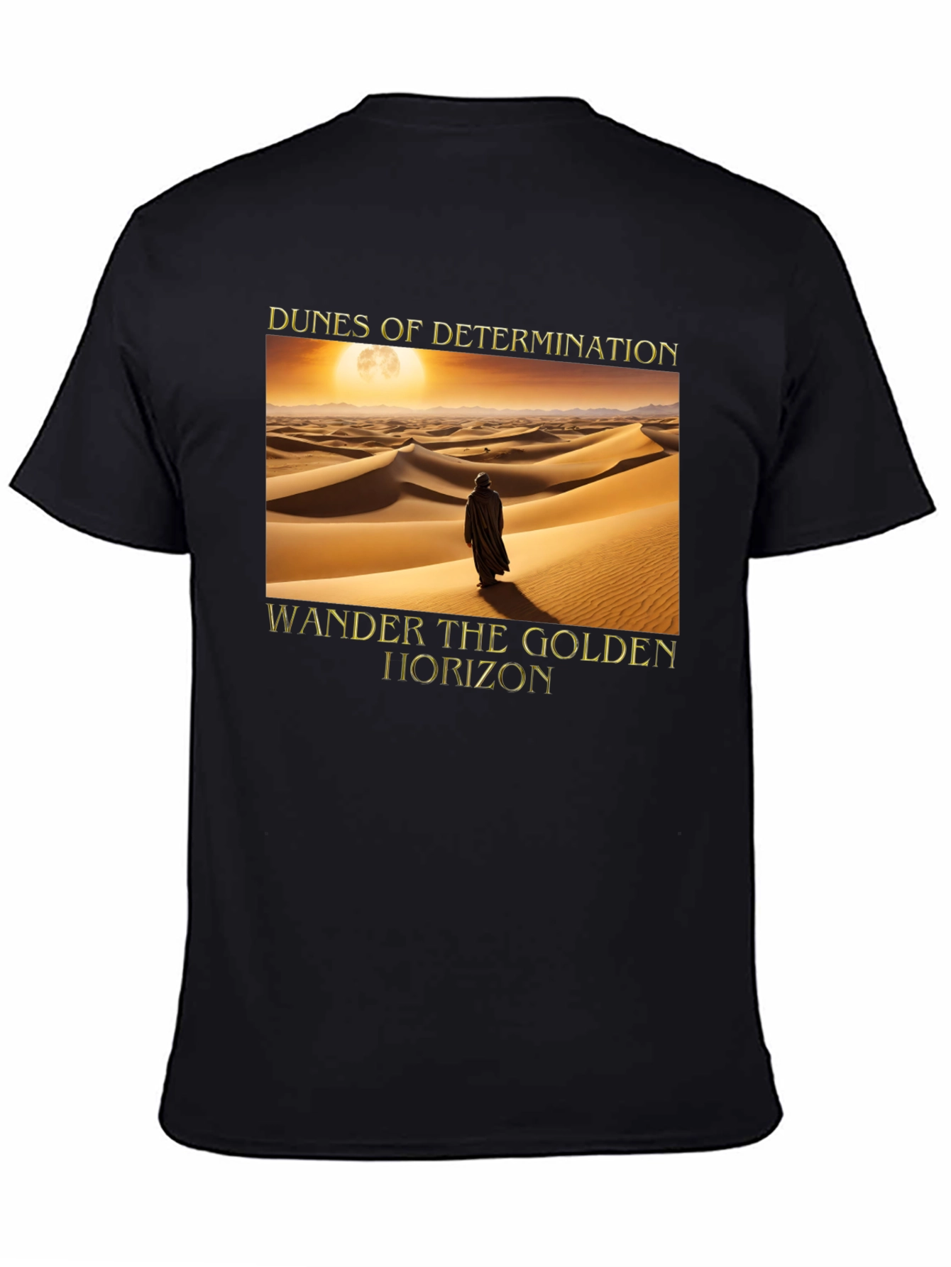 Black Dunes of Determination T-Shirt view 4