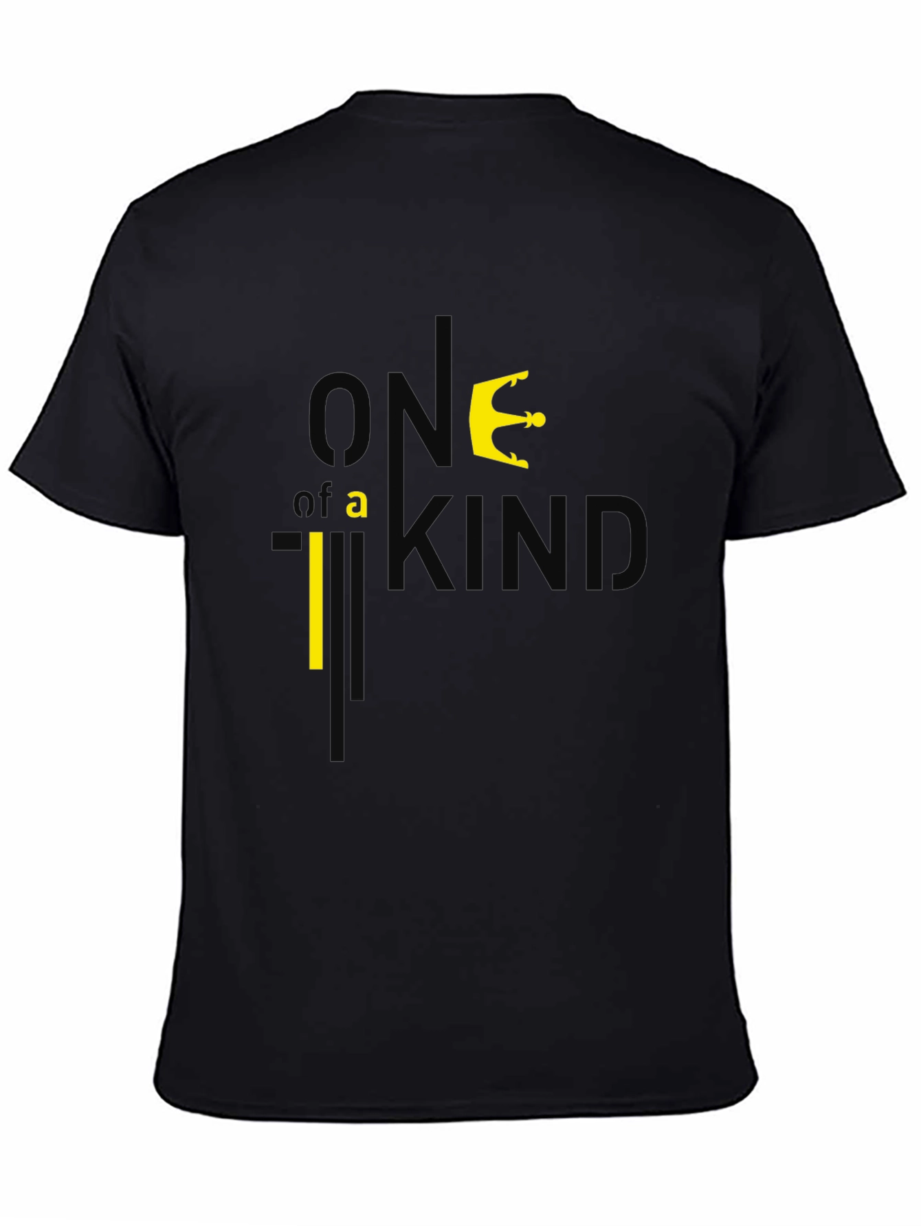 Black One of a Kind Crown Graphic Tee - Black view 4