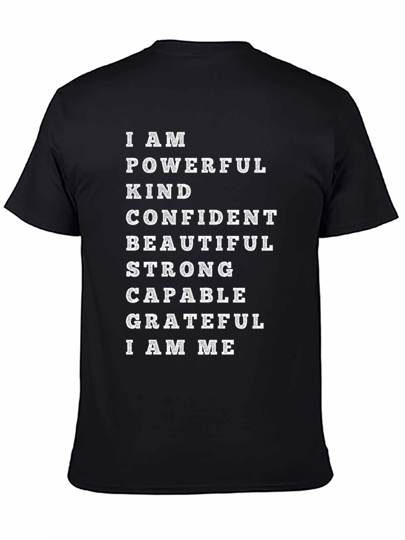 Black Empowered Affirmation T-Shirt - I AM ME  view 4