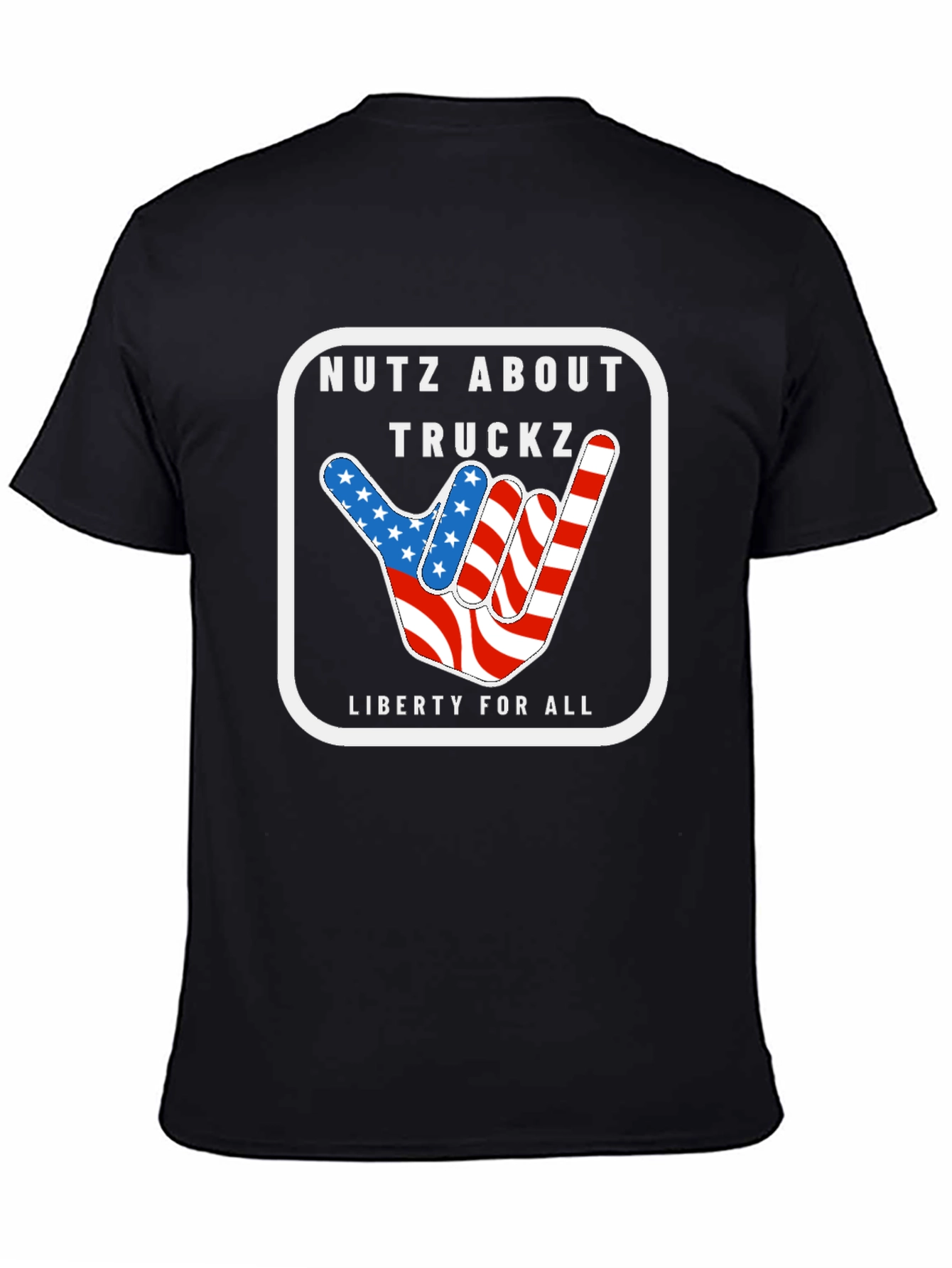 Black Nutz About Truckz Graphic T-Shirt view 4