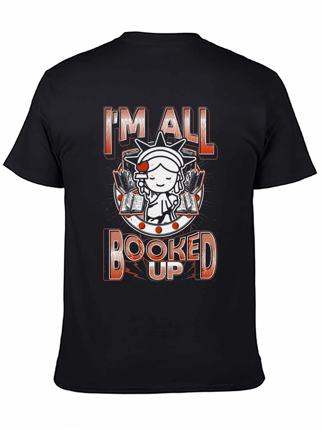 Black Booked Up Graphic T-Shirt view 4