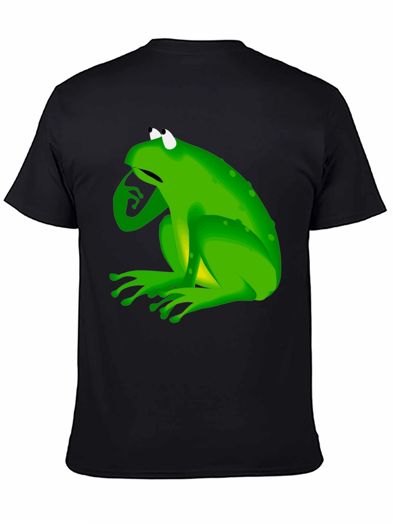 Black Frog Graphic Black T-Shirt view 4