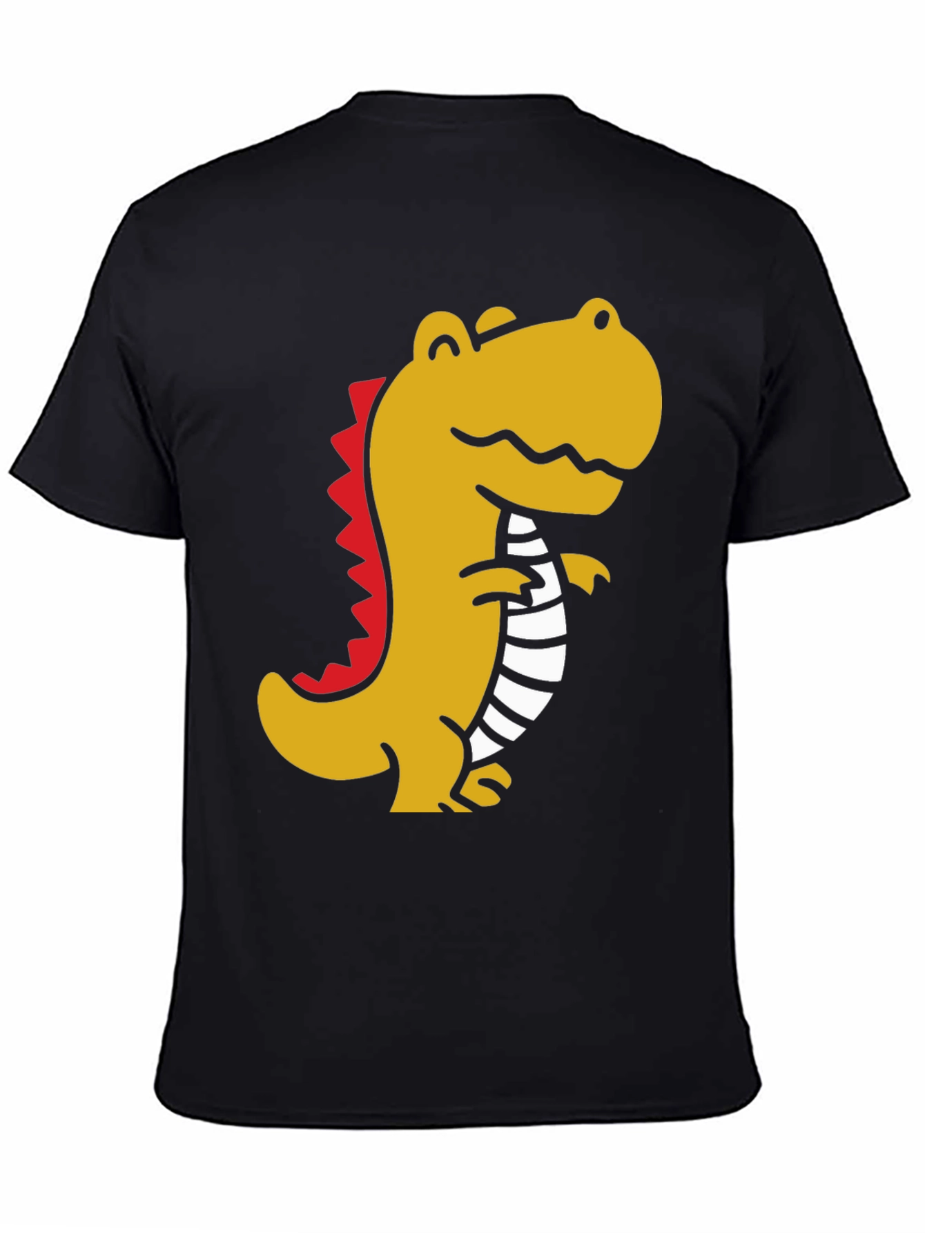 Black Dino Graphic T-Shirt - Stylish Comfort view 4