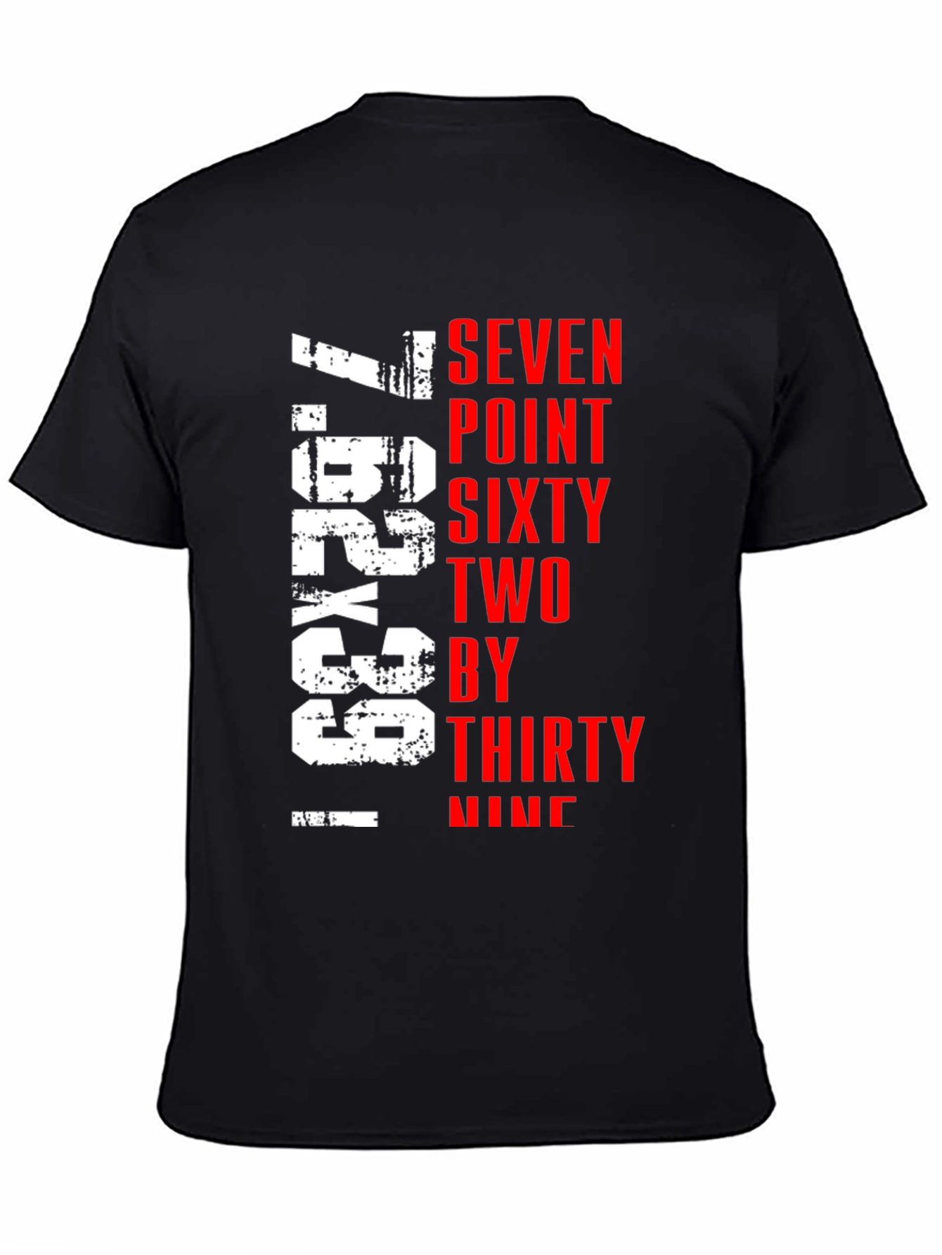 Black 7.62x39mm T-Shirt - Gun Enthusiast Apparel view 4