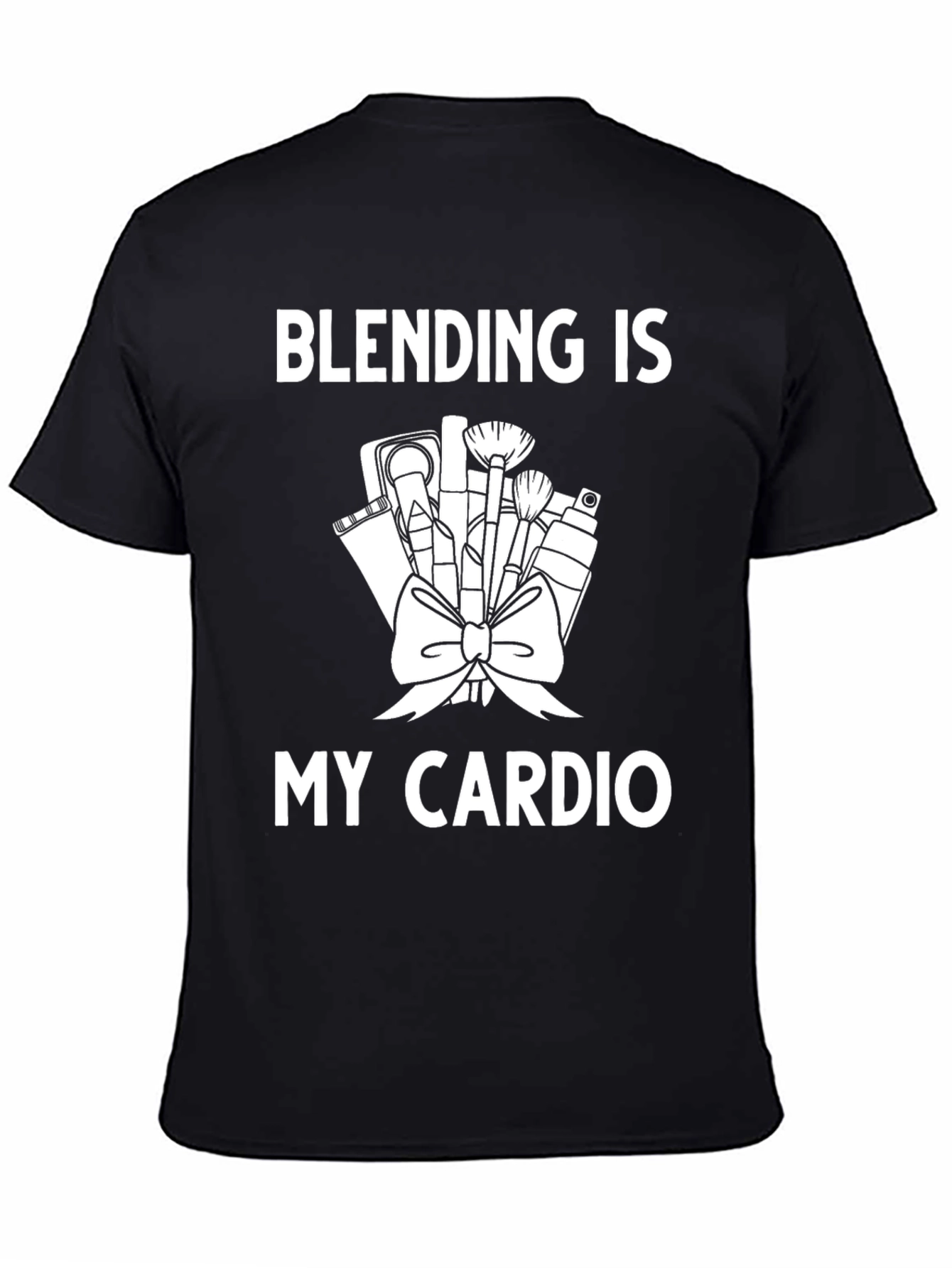 Black Blending is My Cardio Graphic T-Shirt view 4