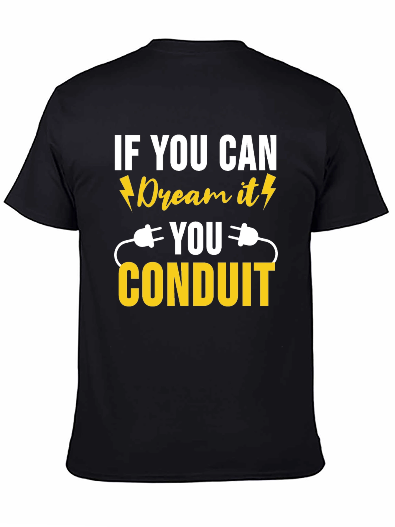 Black If You Can Dream it Conduit T-Shirt view 4