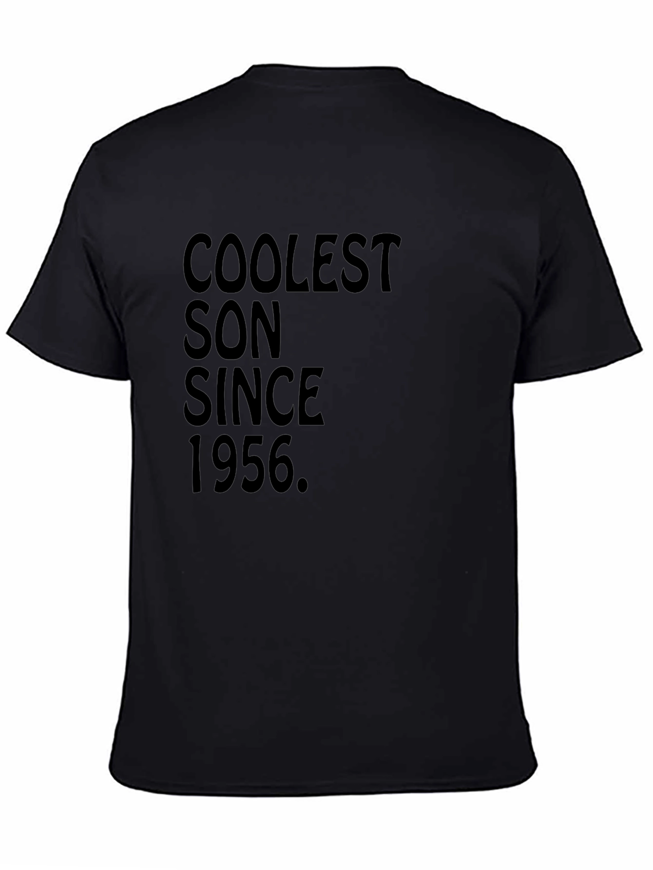 Black Coolest Son Since 1956 Black T-Shirt view 4