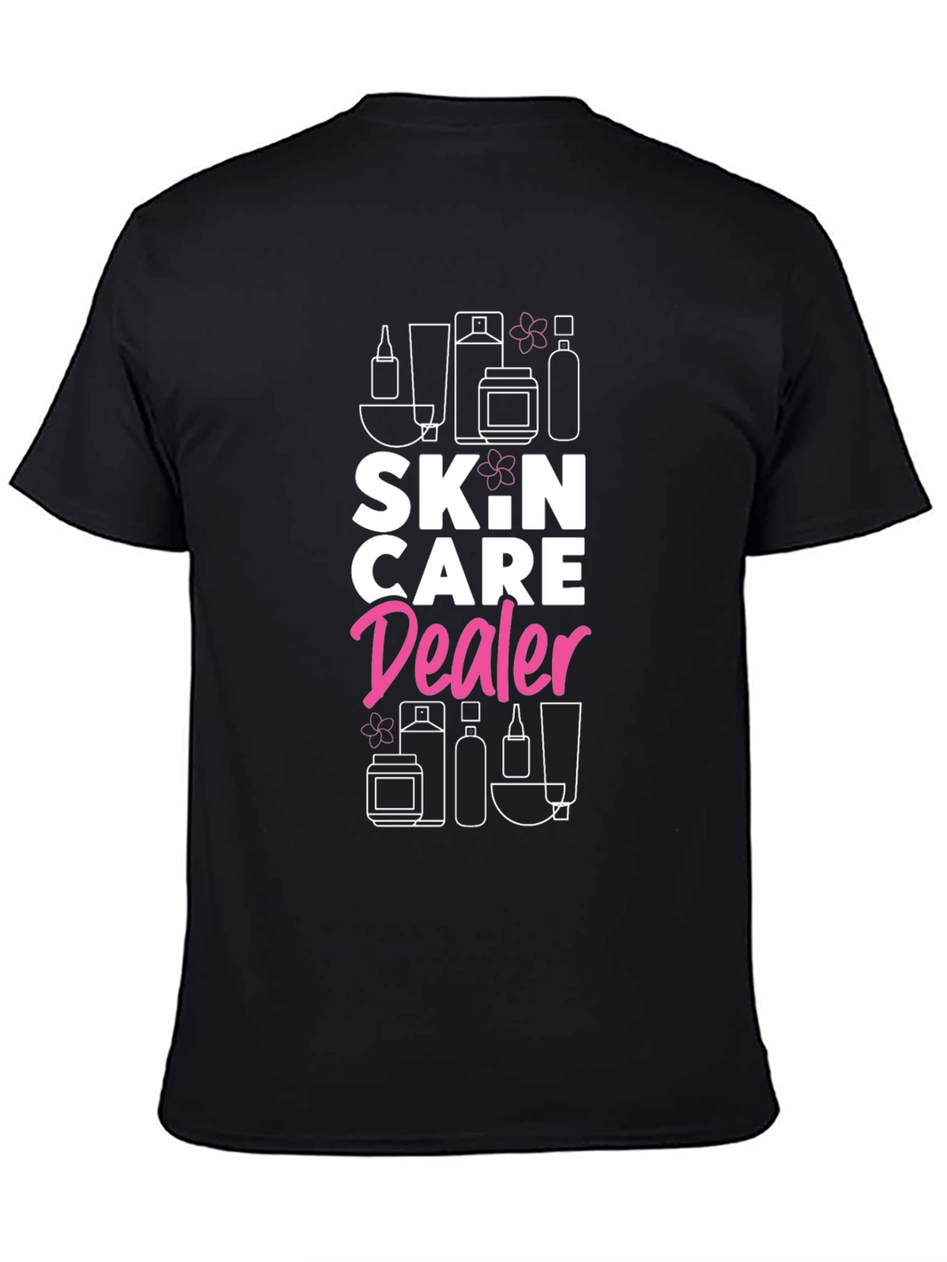 Black Skin Care Dealer Graphic Tee - Unisex view 4