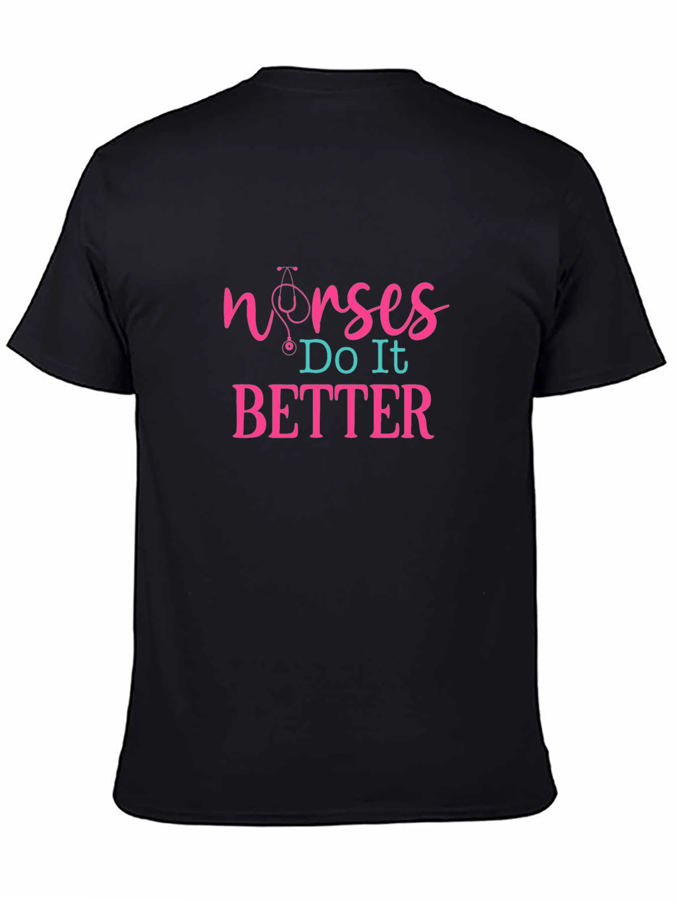 Black Nurses Do It Better Graphic T-Shirt view 4