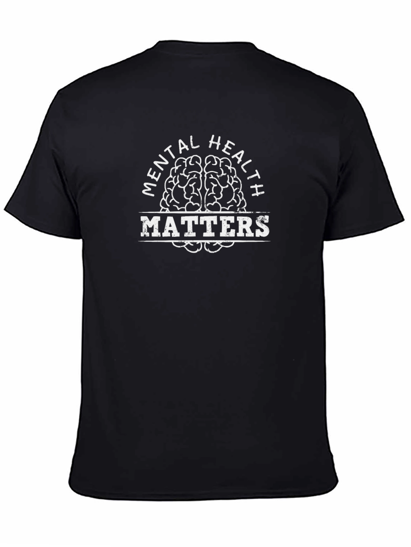 Black Mental Health Matters Graphic T-Shirt view 4
