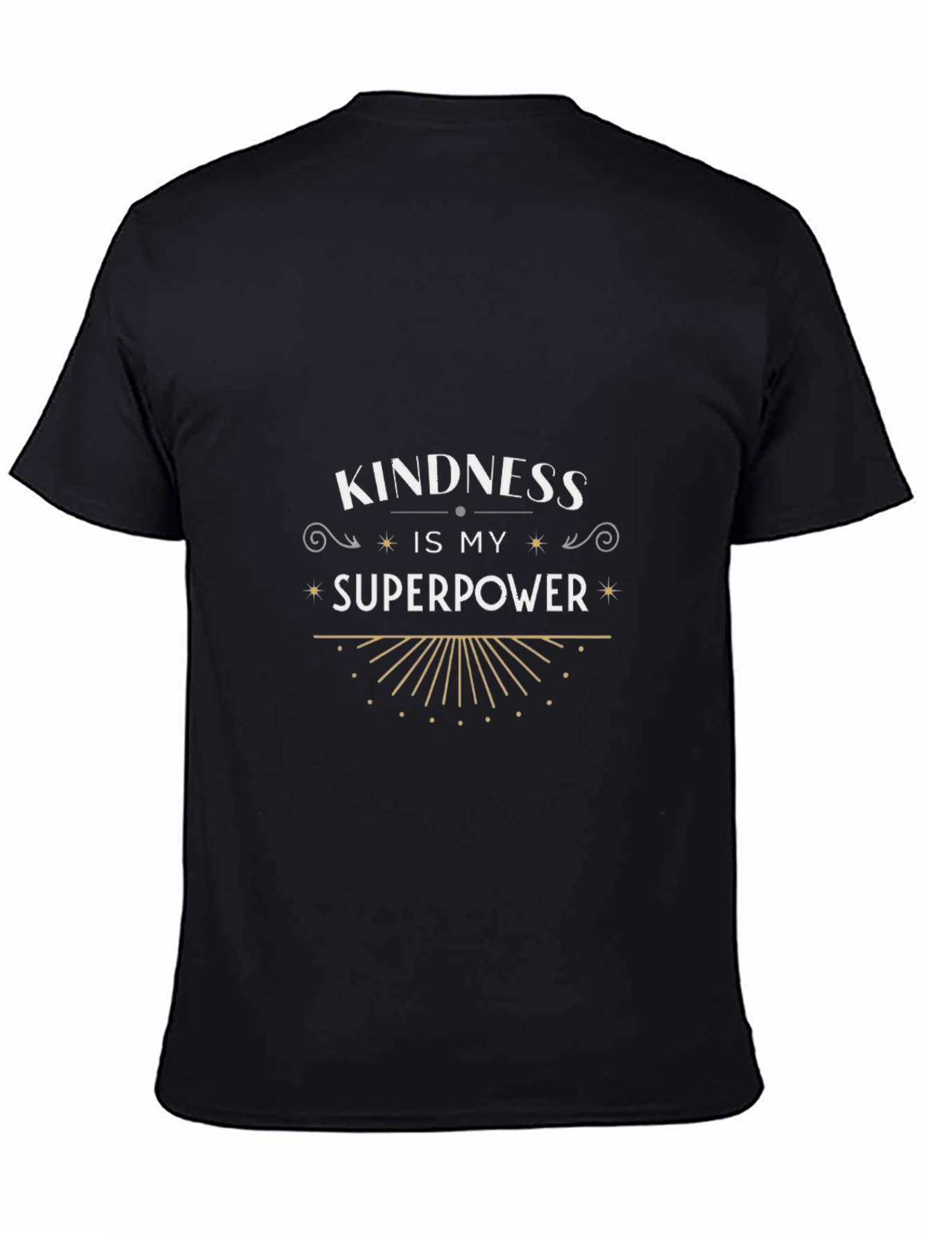 Black Kindness is My Superpower T-Shirt view 4