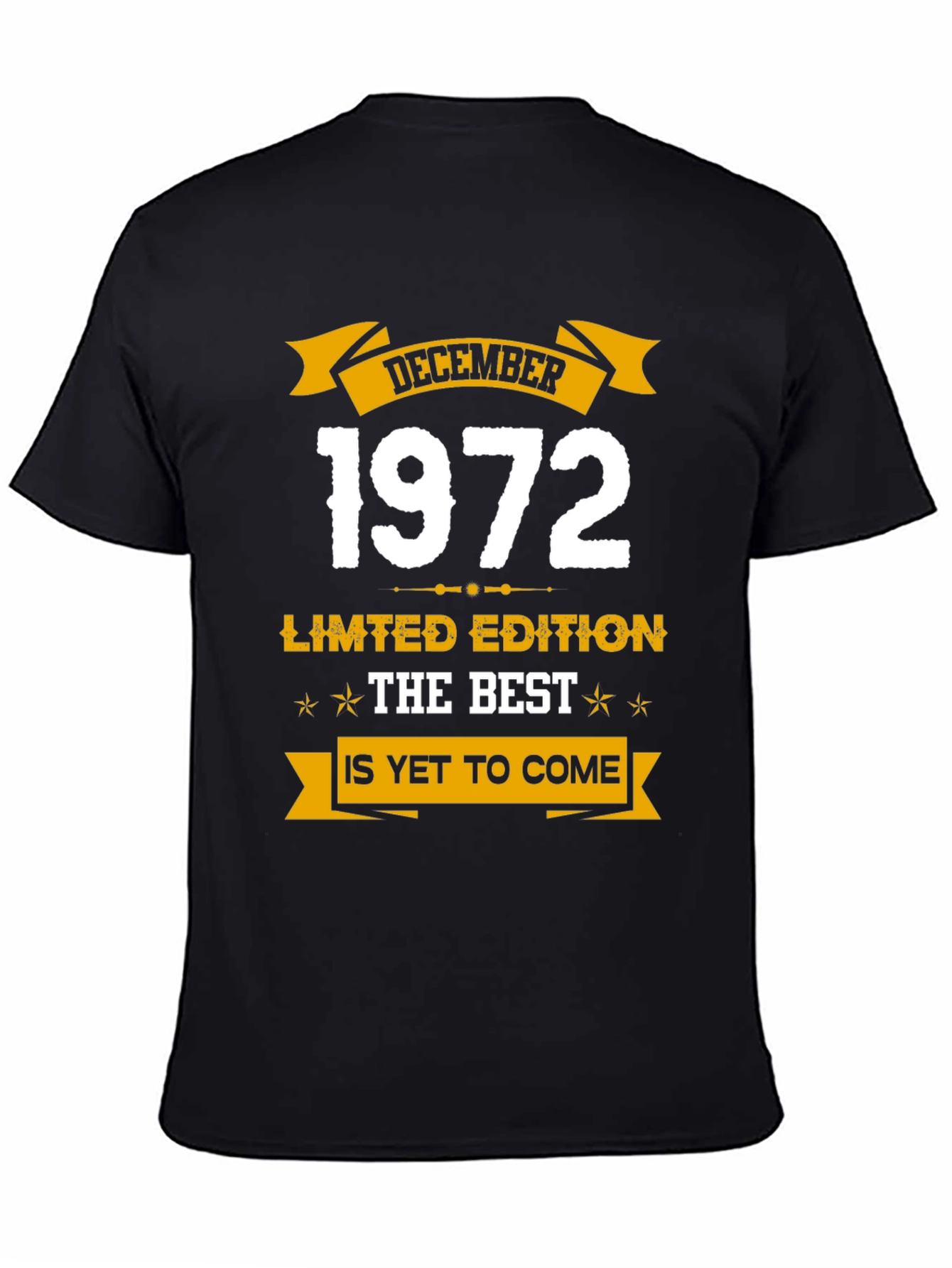 Black December 1972 Limited Edition Best T-Shirt view 4