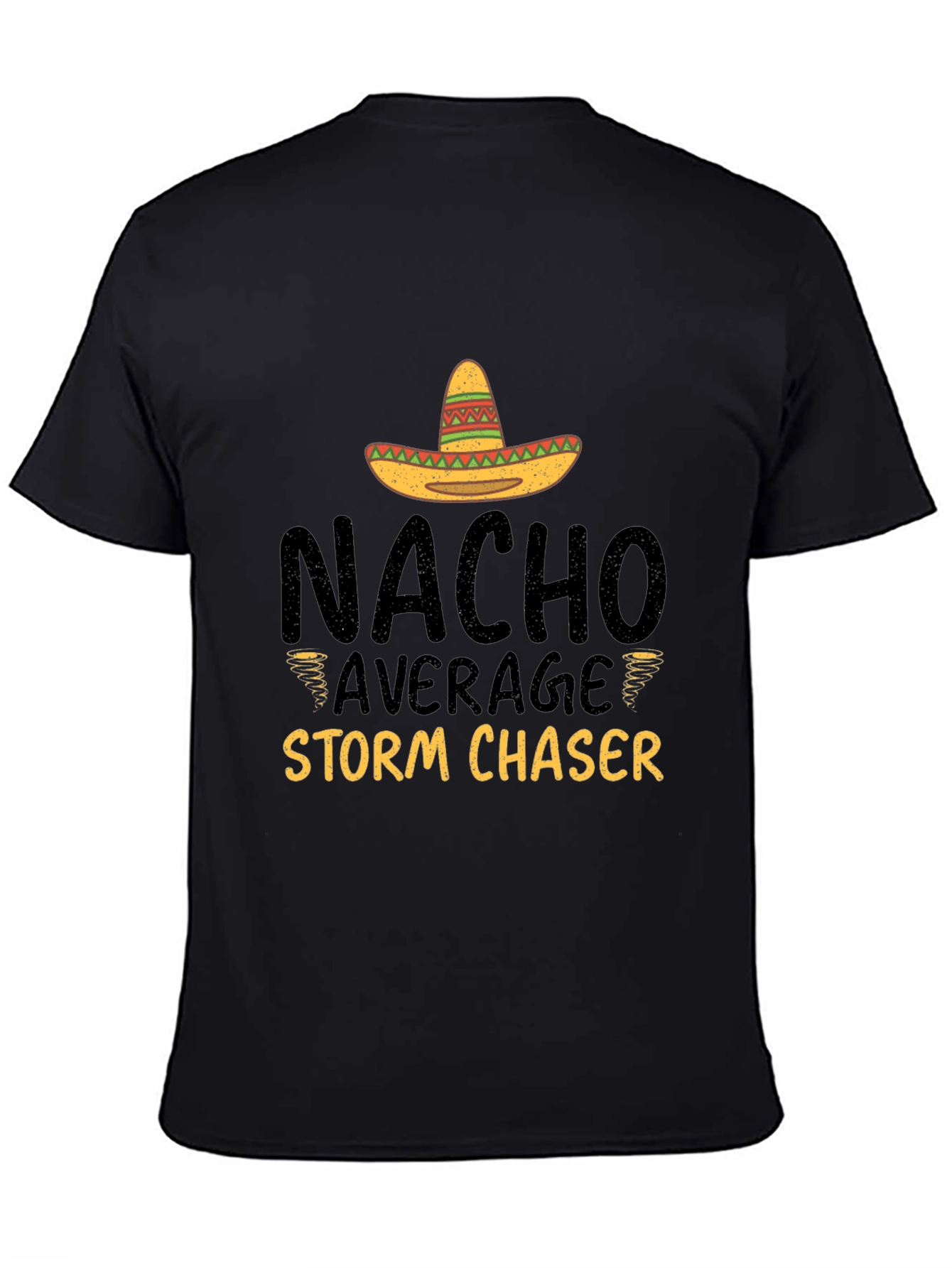 Black Nacho Average Storm Chaser Graphic Tee view 4