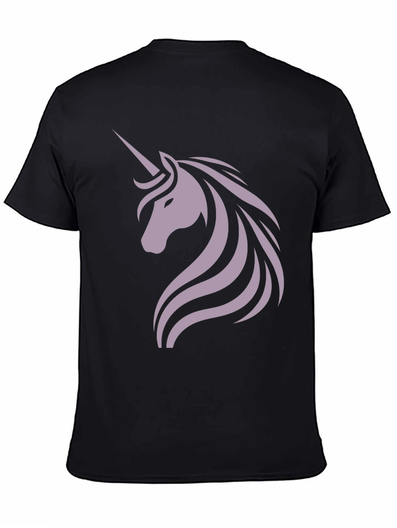 Black Unicorn Graphic Tee - Stylish Black T-Shirt view 4