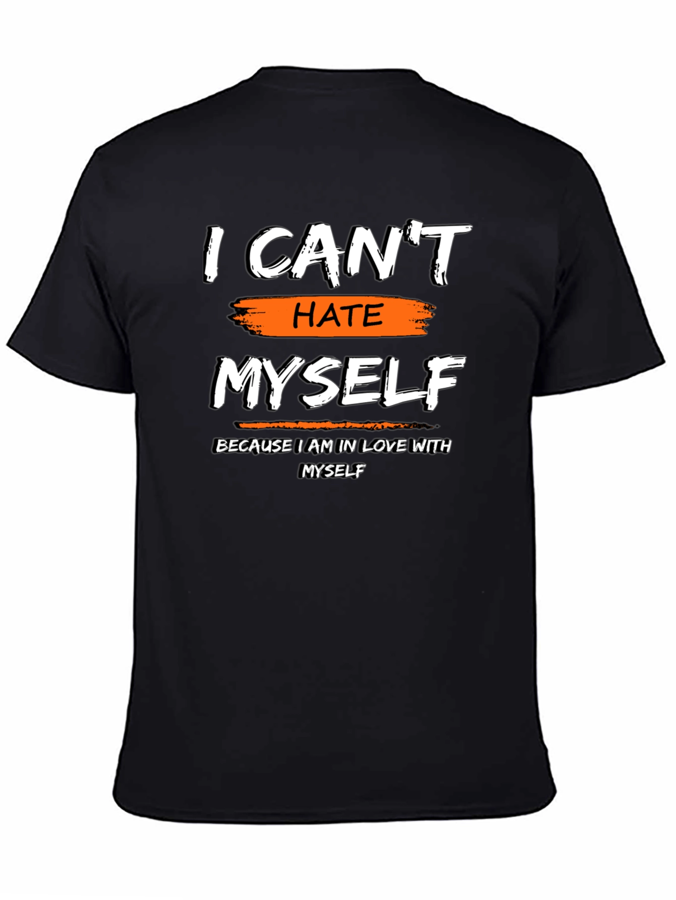 Black I Can't Hate Myself Graphic Tee - Black view 4