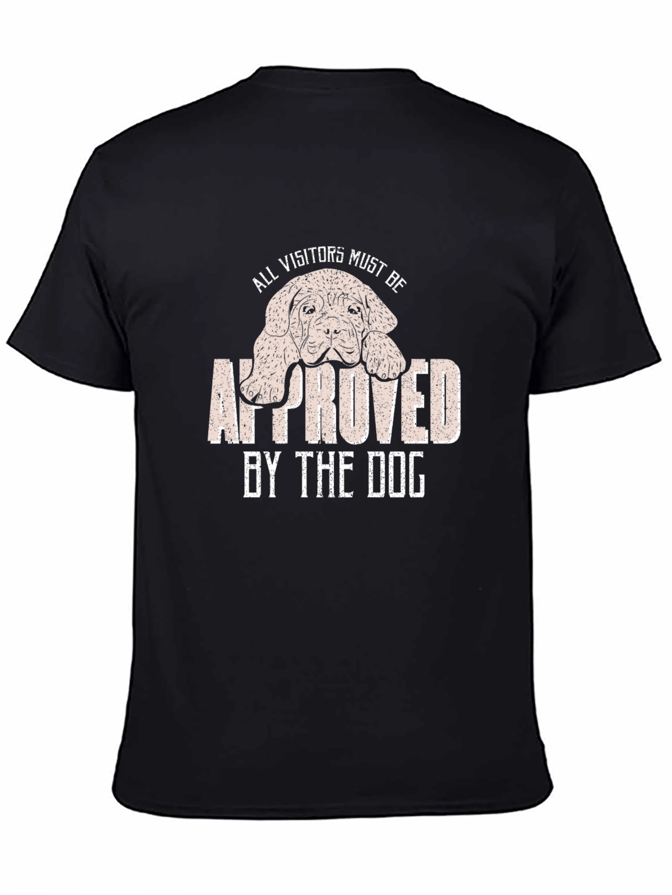 Black Dog Approved Visitors Graphic Tee view 4