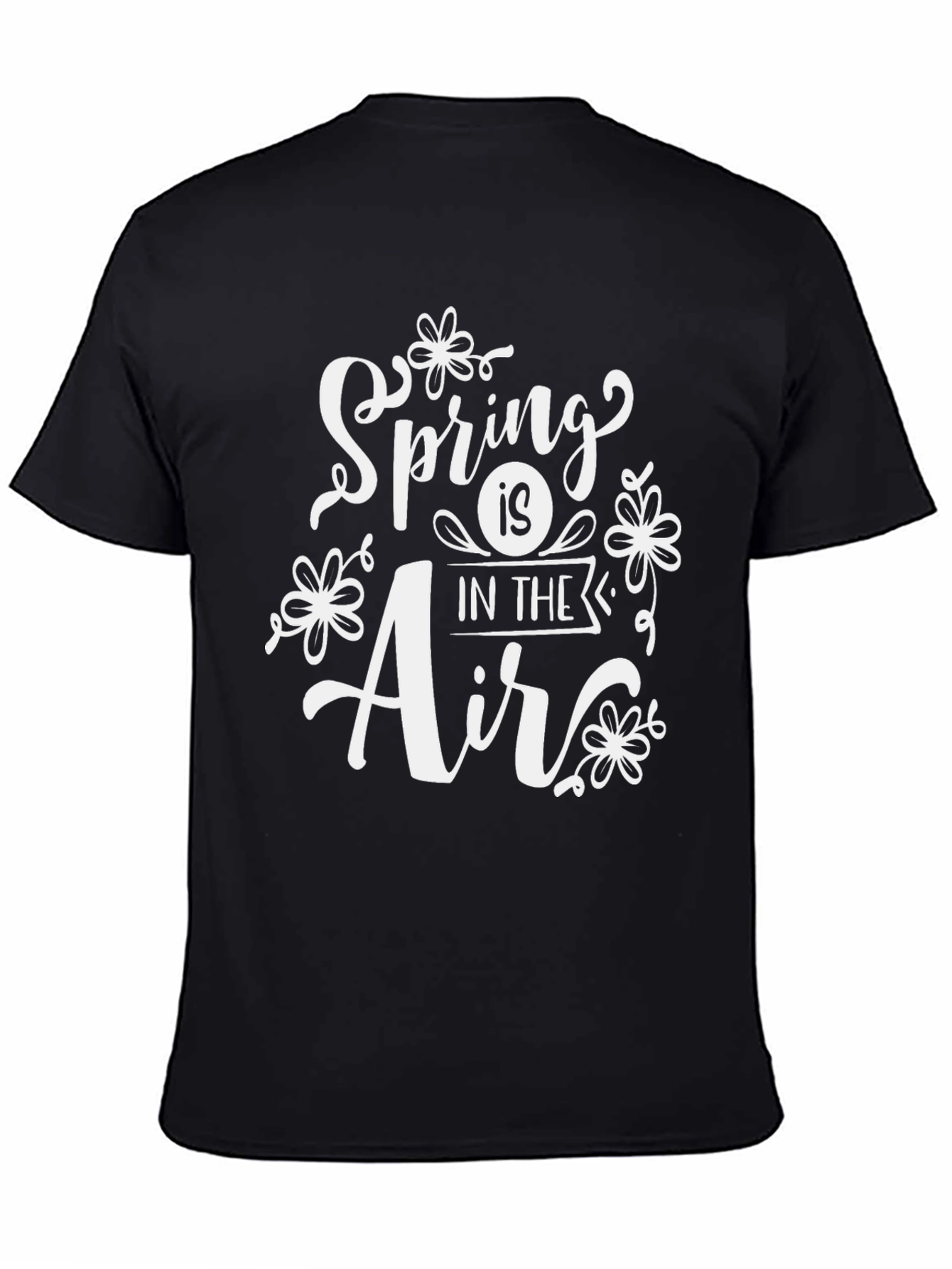Black Spring is in the Air Graphic Tee view 4