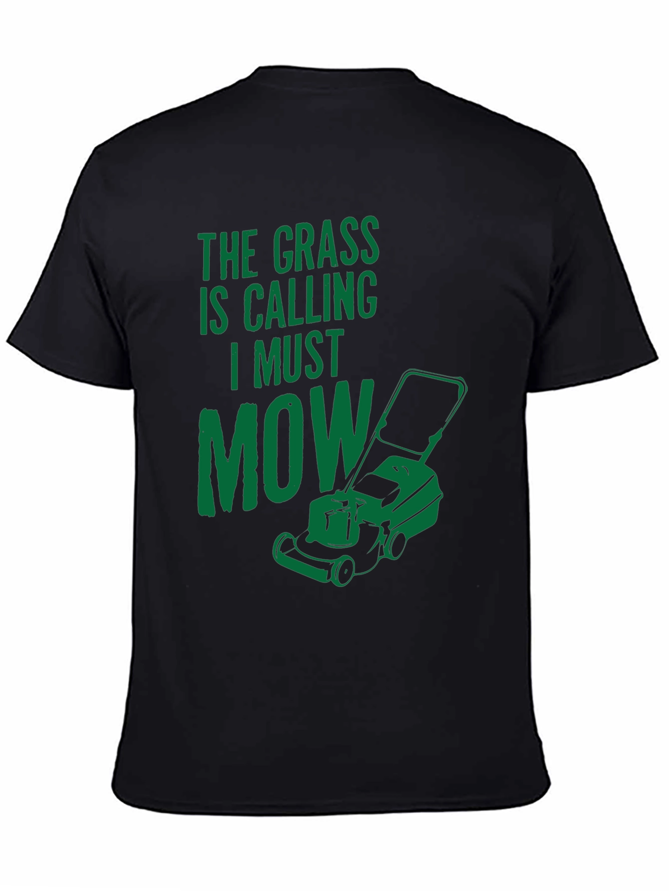 The Grass is Calling T-Shirt - Funny Mowing Tee - 4