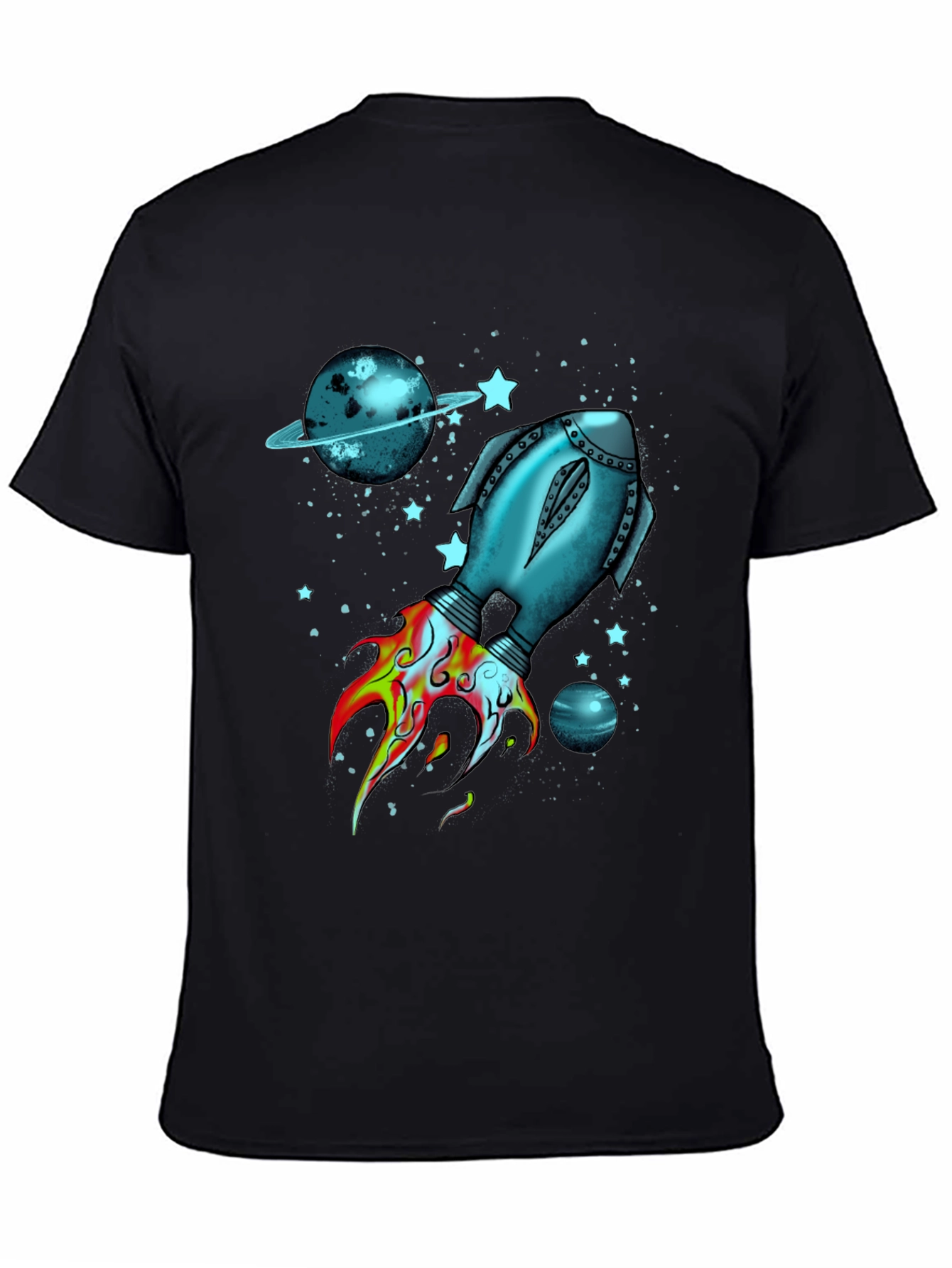 Cosmic Rocket T-Shirt - Blast Off in Style! - 4