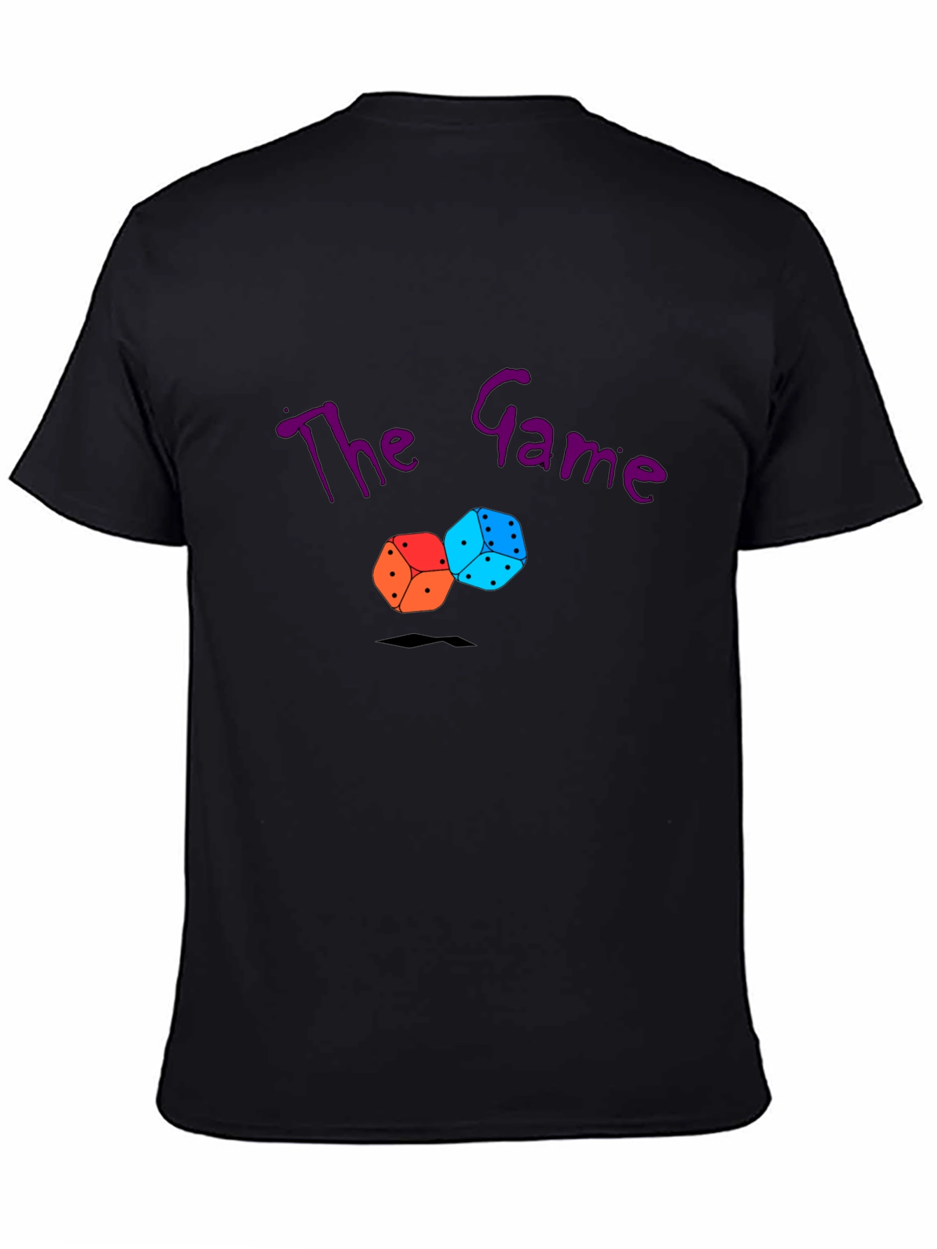 Black The Game Dice Graphic T-Shirt - Stylish & Unique view 4