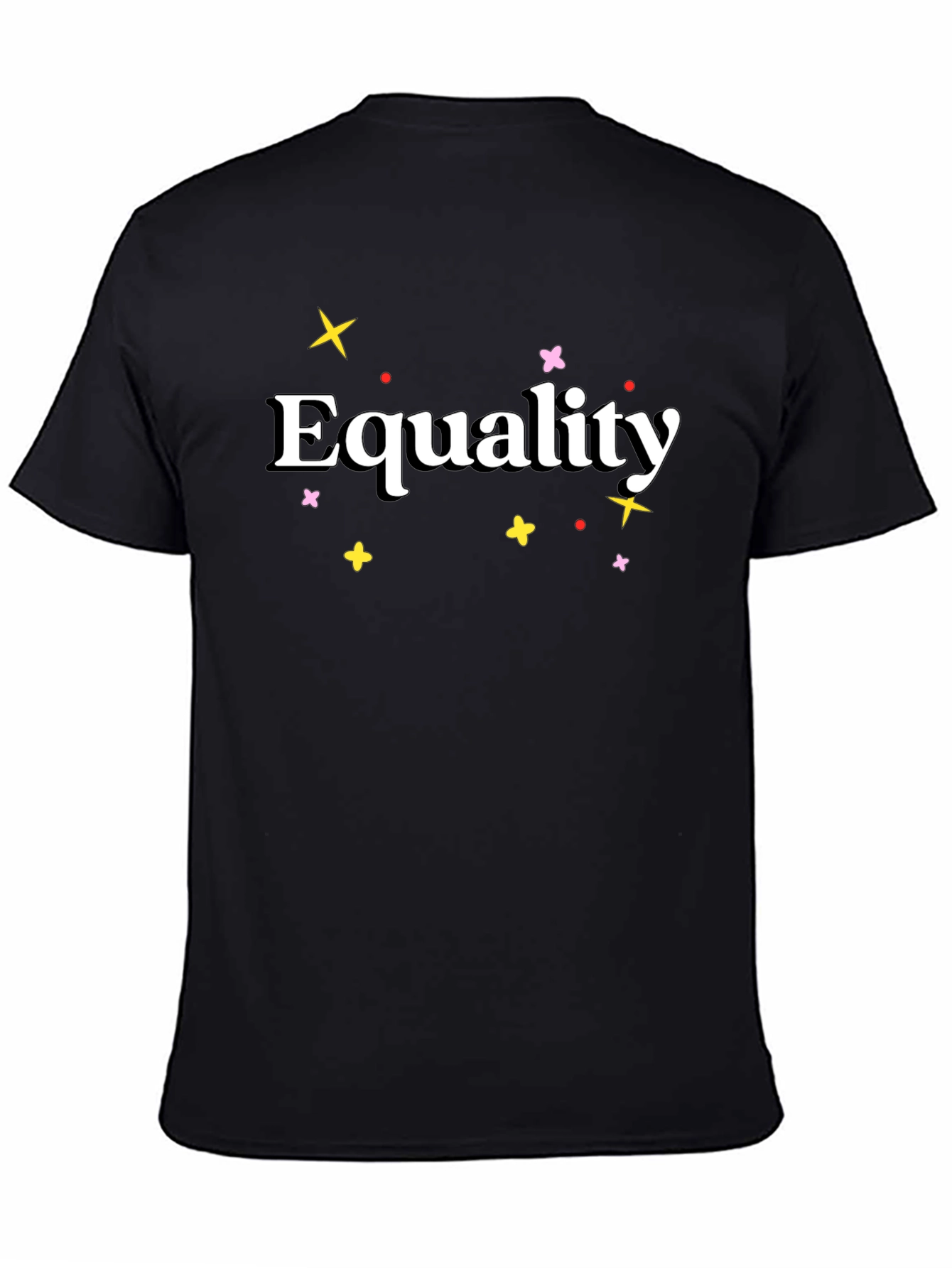 Black Equality Graphic Tee - Soft Cotton Blend view 4