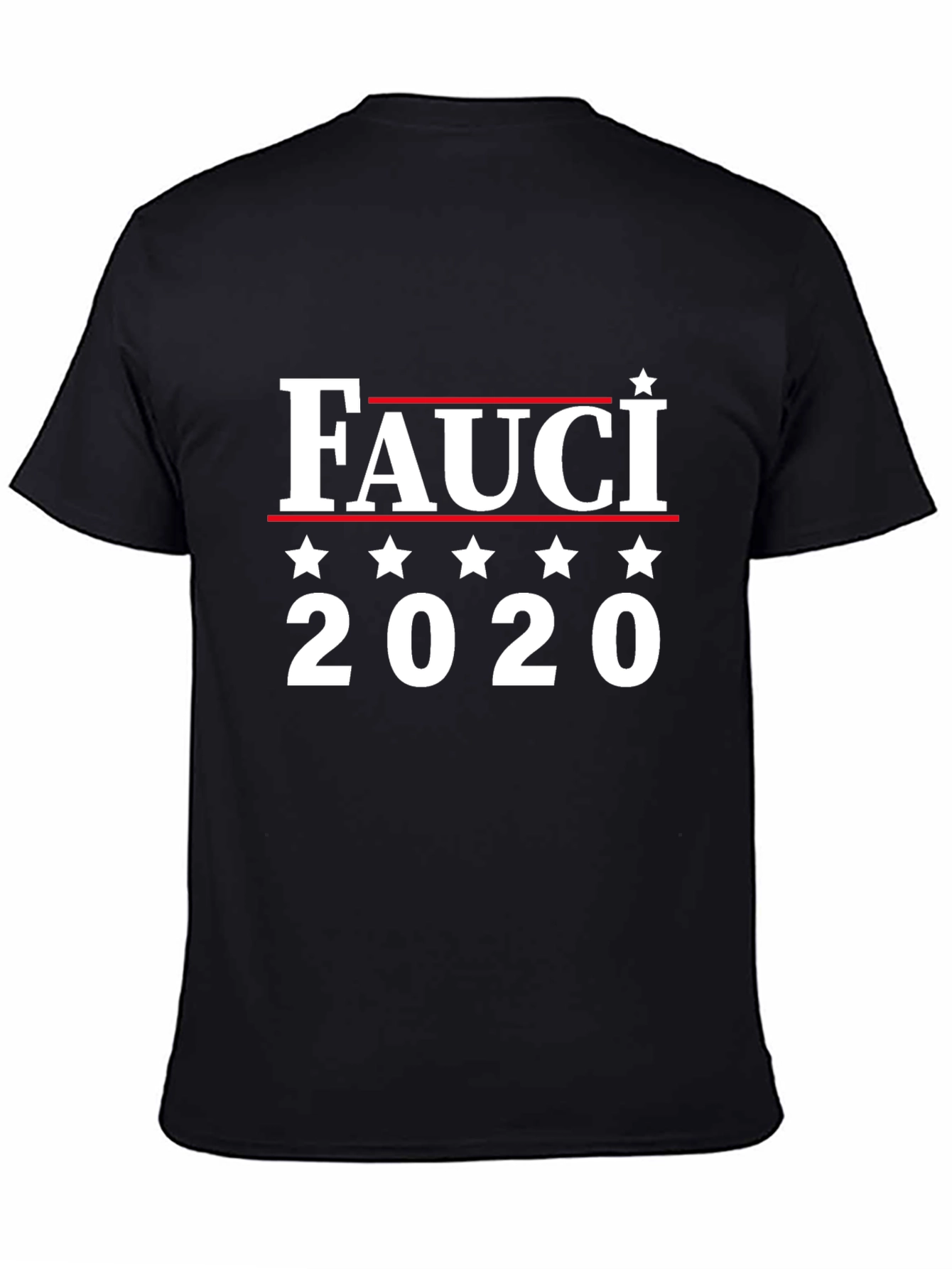 Black Fauci 2020 T-Shirt - Political Statement Tee view 4
