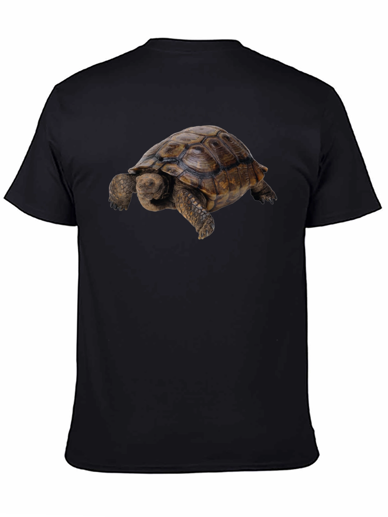 Black Tortoise Graphic Tee - Classic Crew Neck view 4