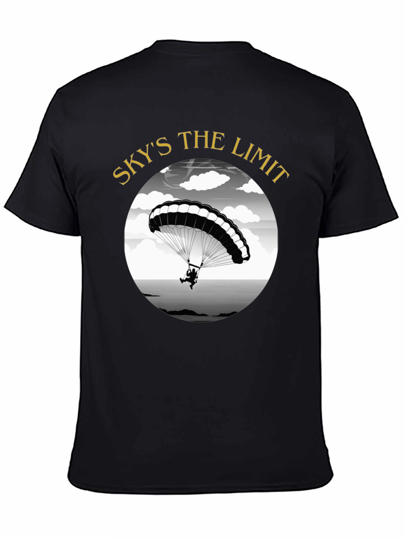 Black Sky's The Limit Parachute T-Shirt view 4