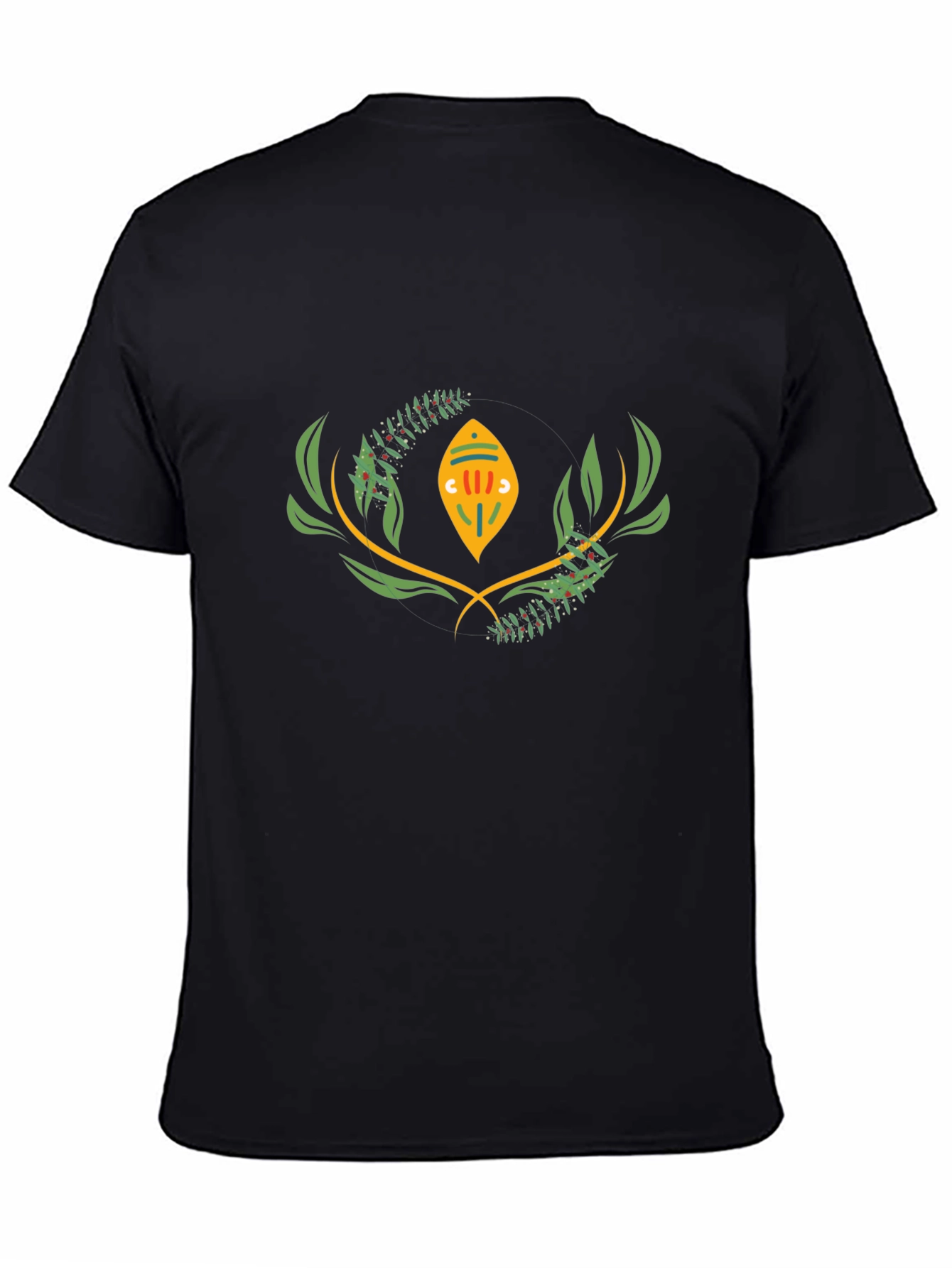 Tribal Emblem Black T-Shirt - 4