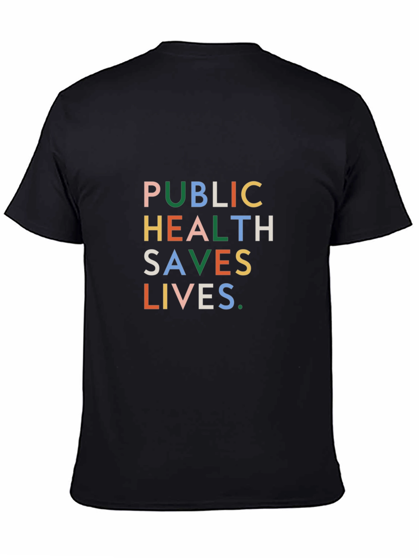 Black Public Health Saves Lives Graphic Tee view 4