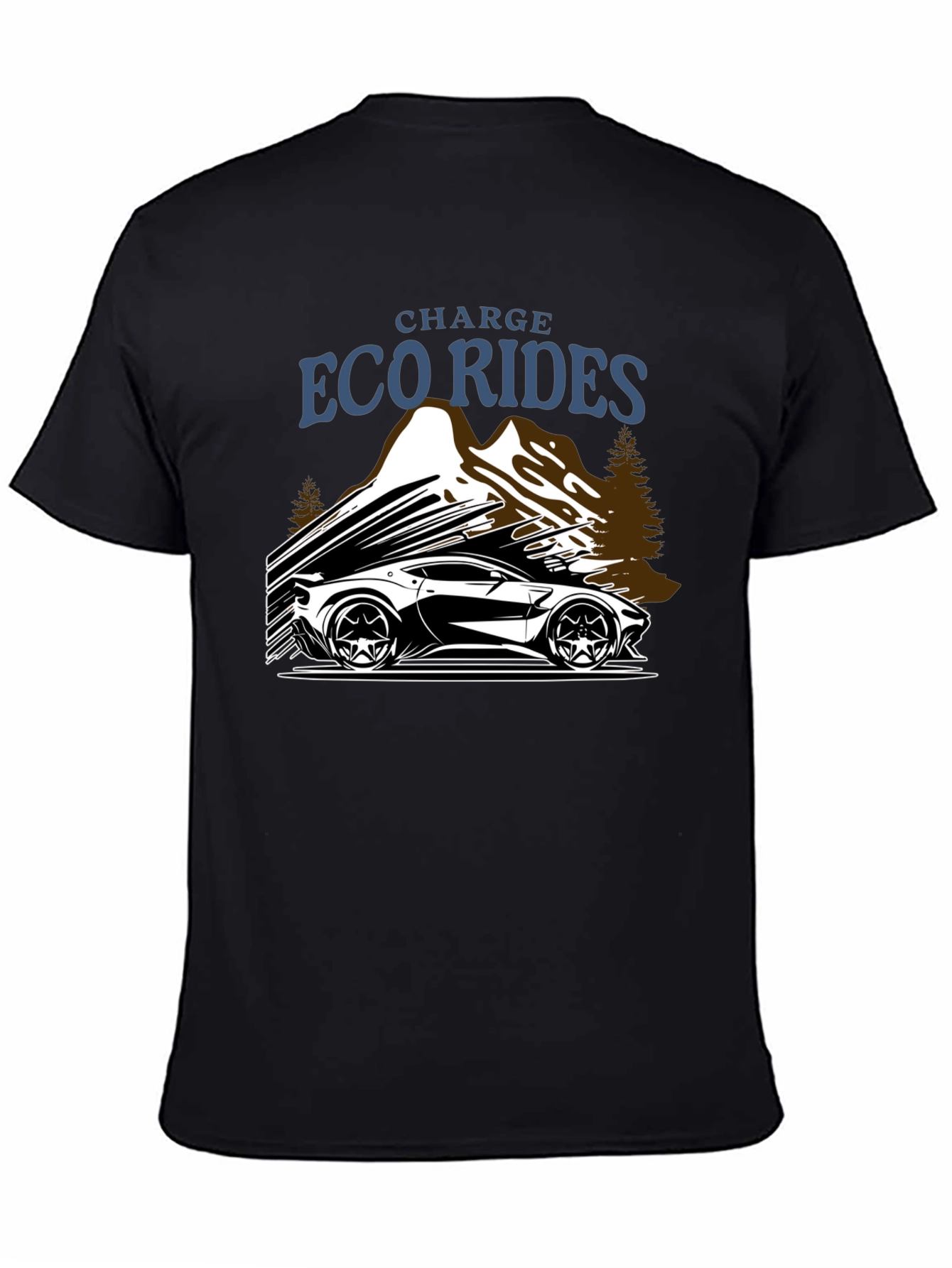 Eco Rides Graphic Tee - Charge Up Your Style - 4