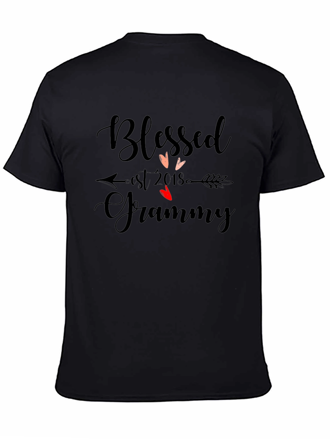 Black Blessed Grammy Est. 2018 Graphic Tee view 4