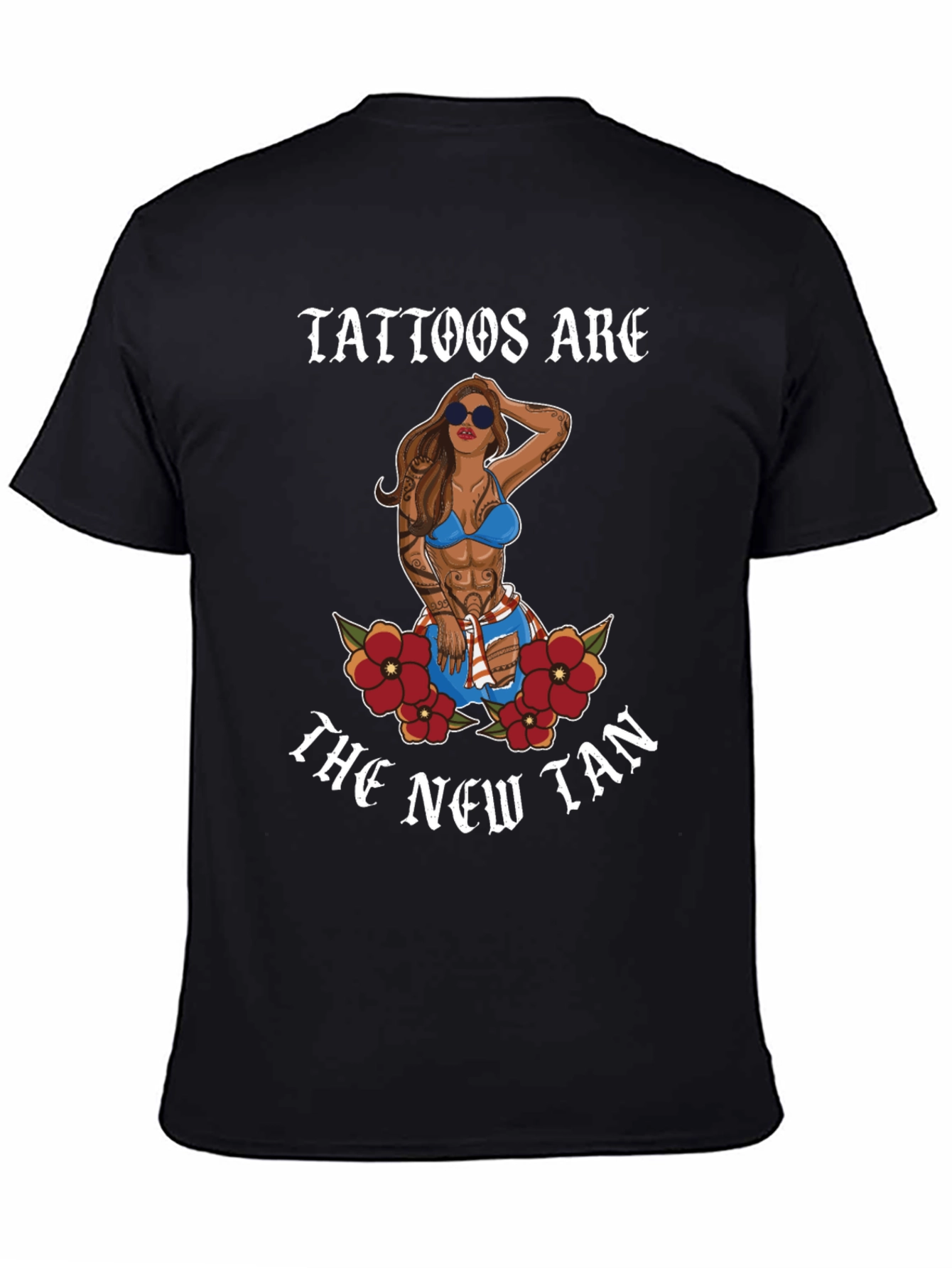 Tattoos Are The New Tan Graphic Tee - 4